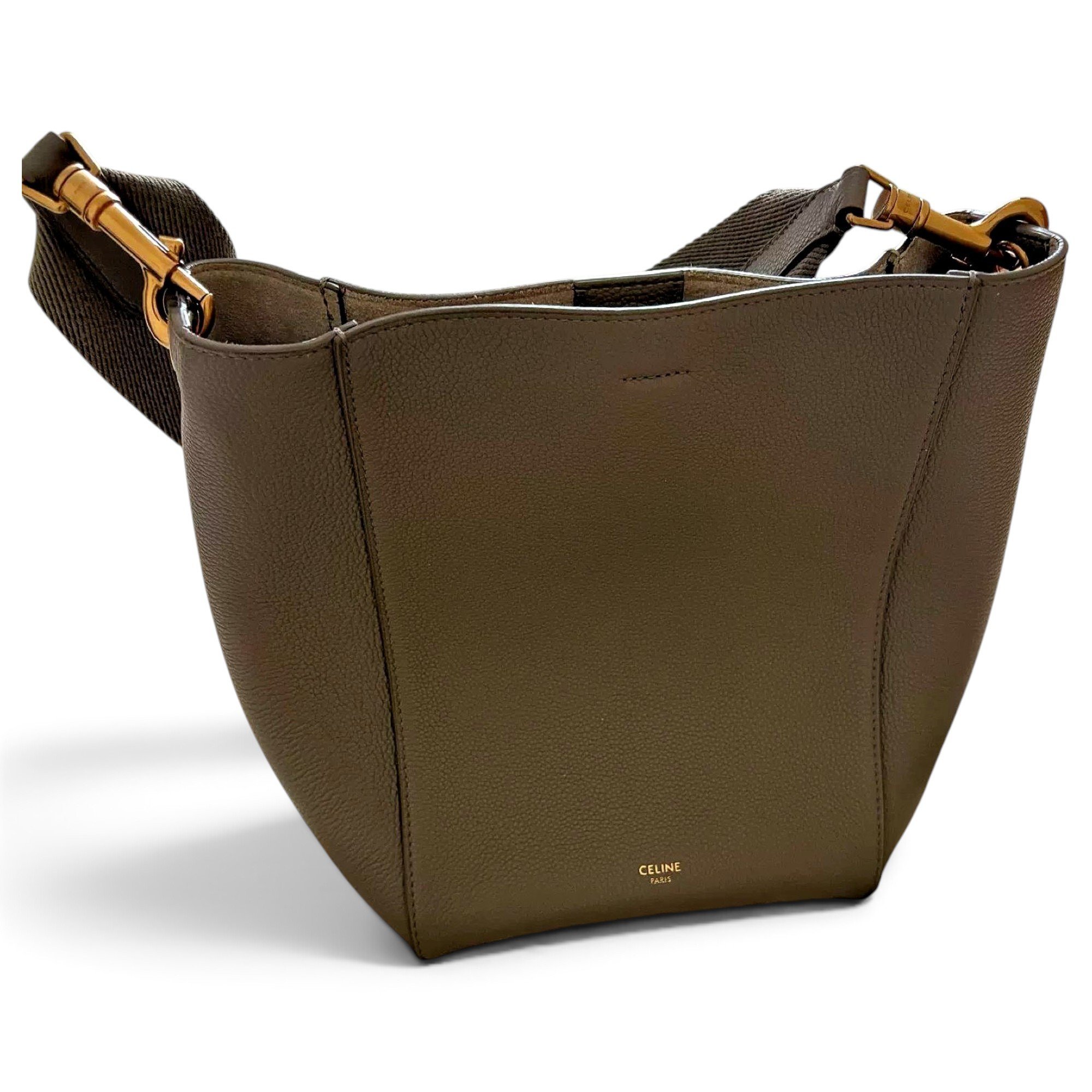 Seau Sangle leather handbag
