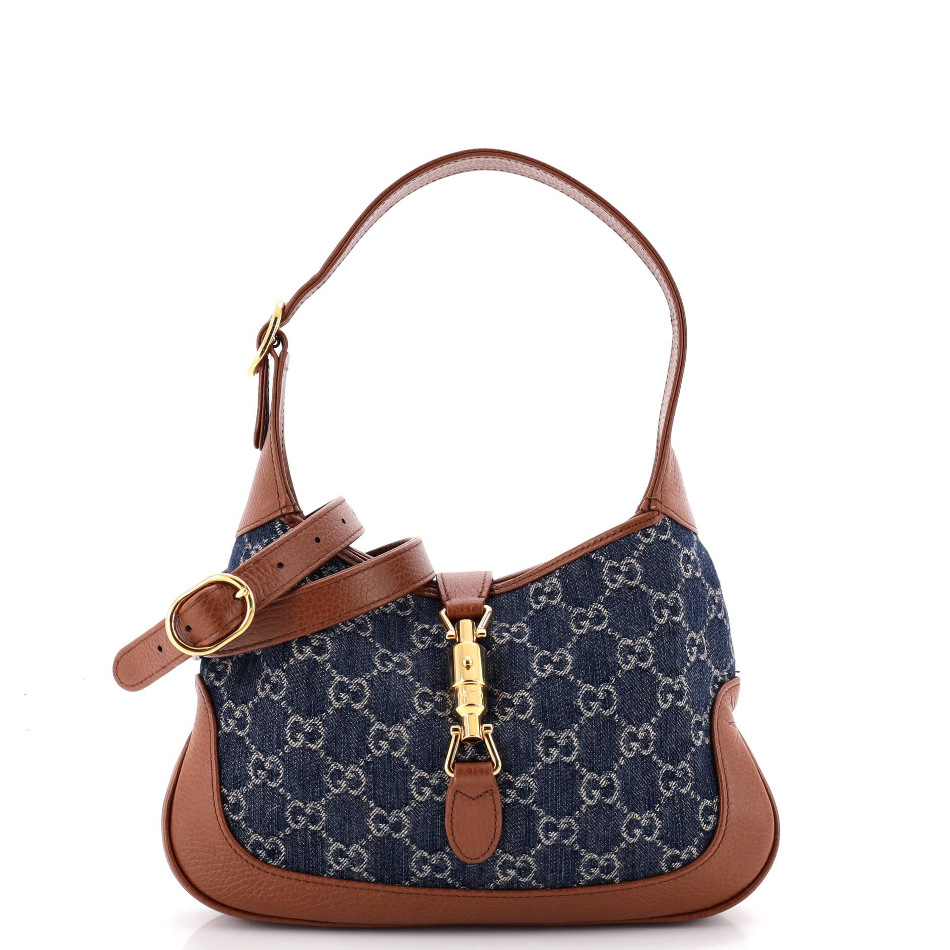 Jackie 1961 Hobo GG Denim Small