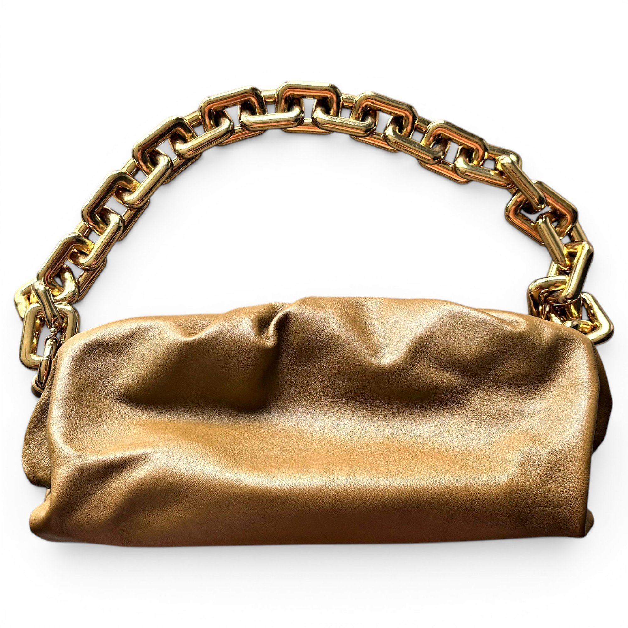 Chain Pouch leather handbag