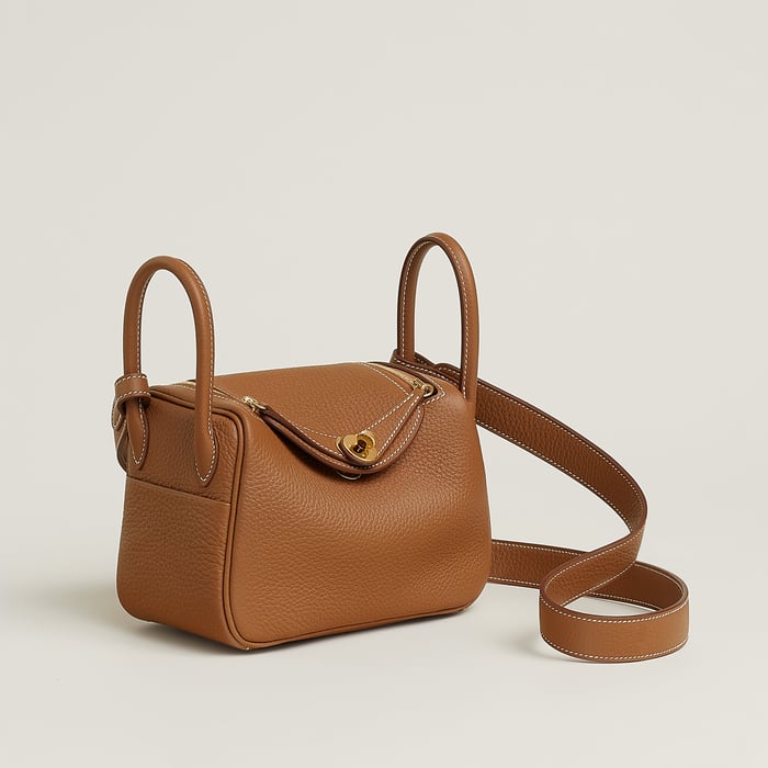 Gold Lindy II Mini Bag