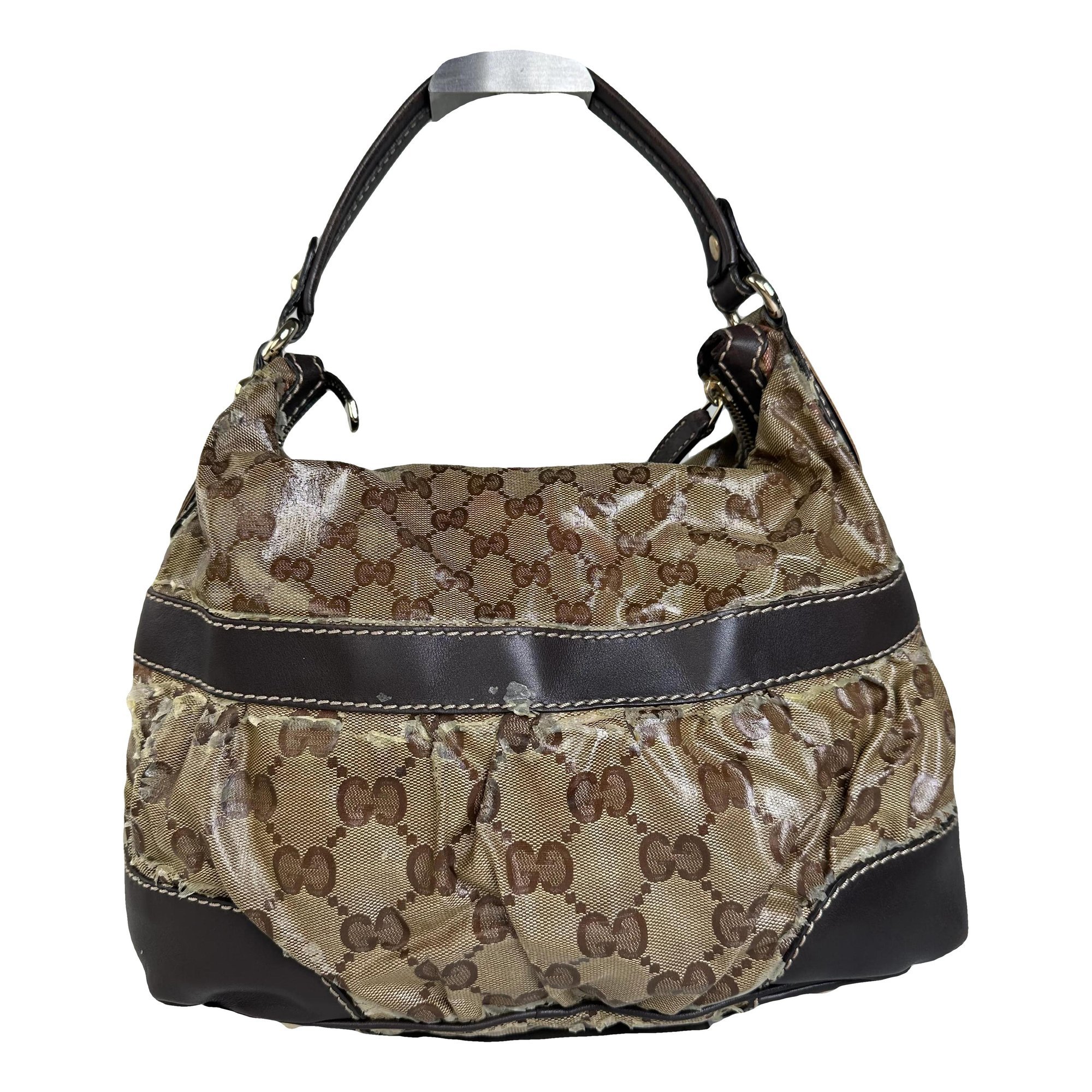 Hobo leather handbag