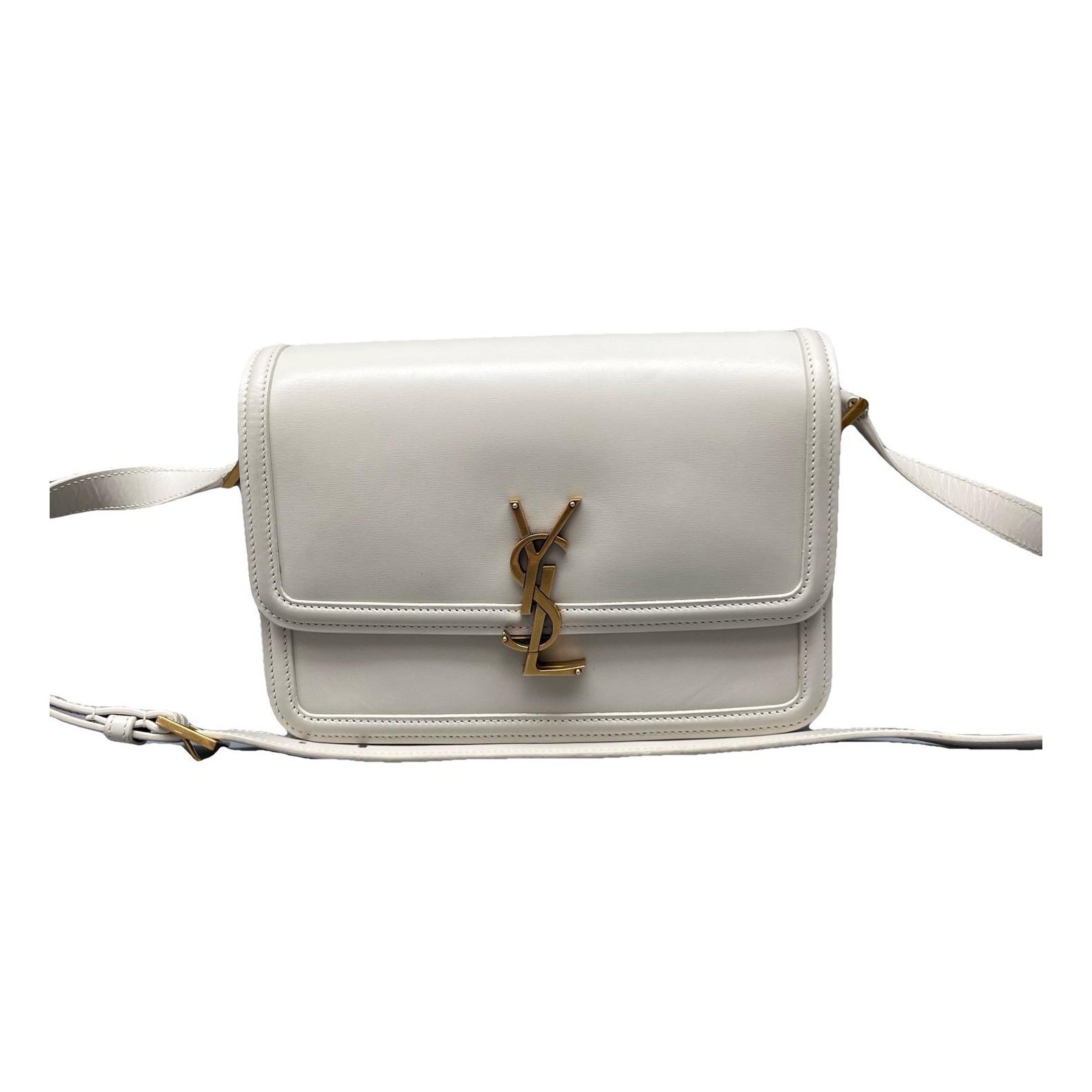 Solférino leather handbag