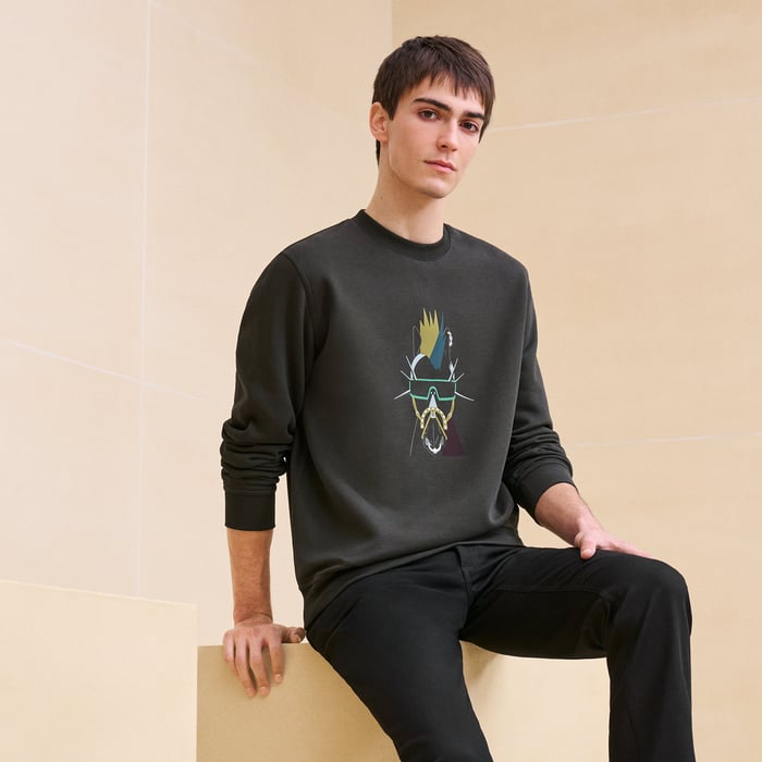 Multicolore "Punk'H" Crewneck Sweater