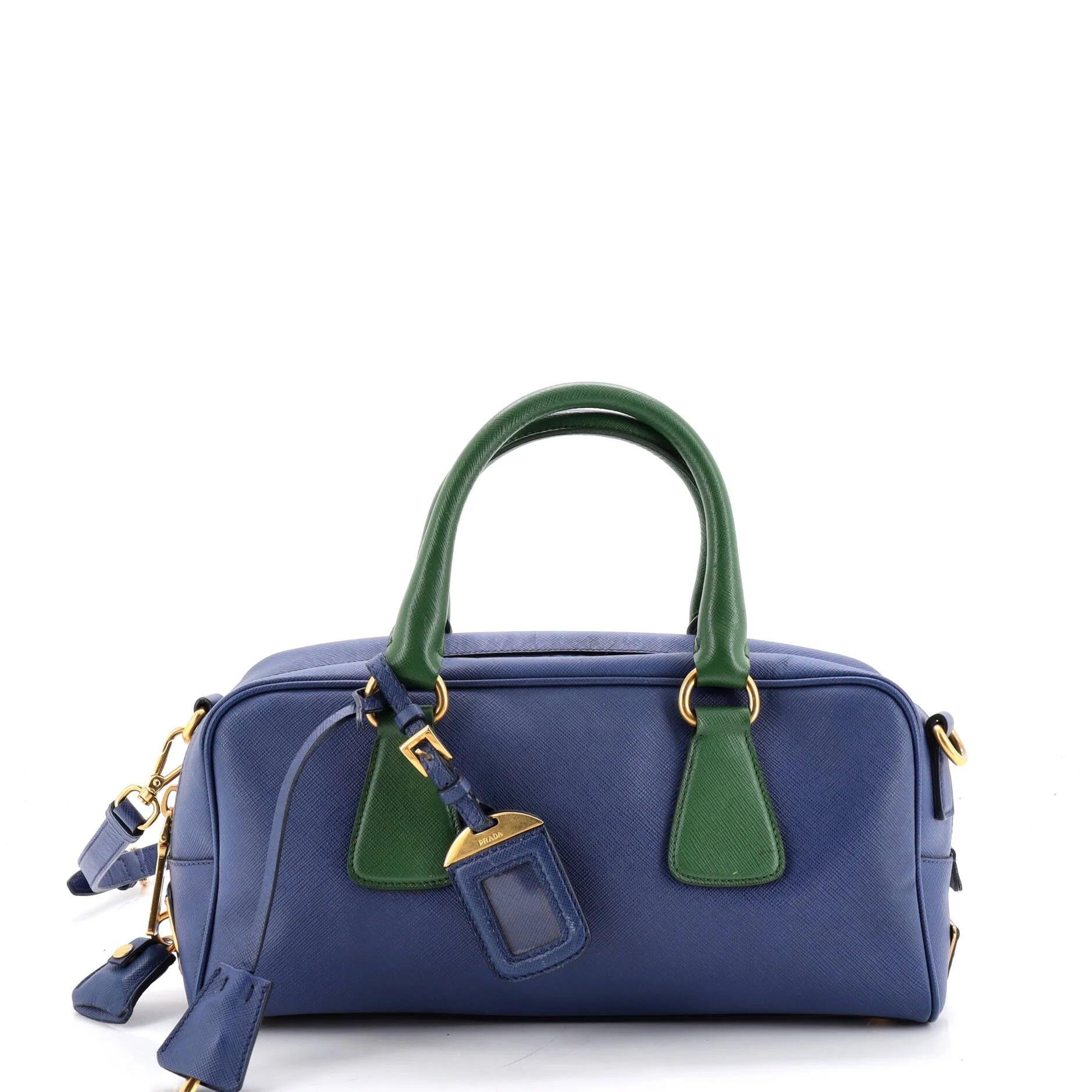 Leather bowling bag