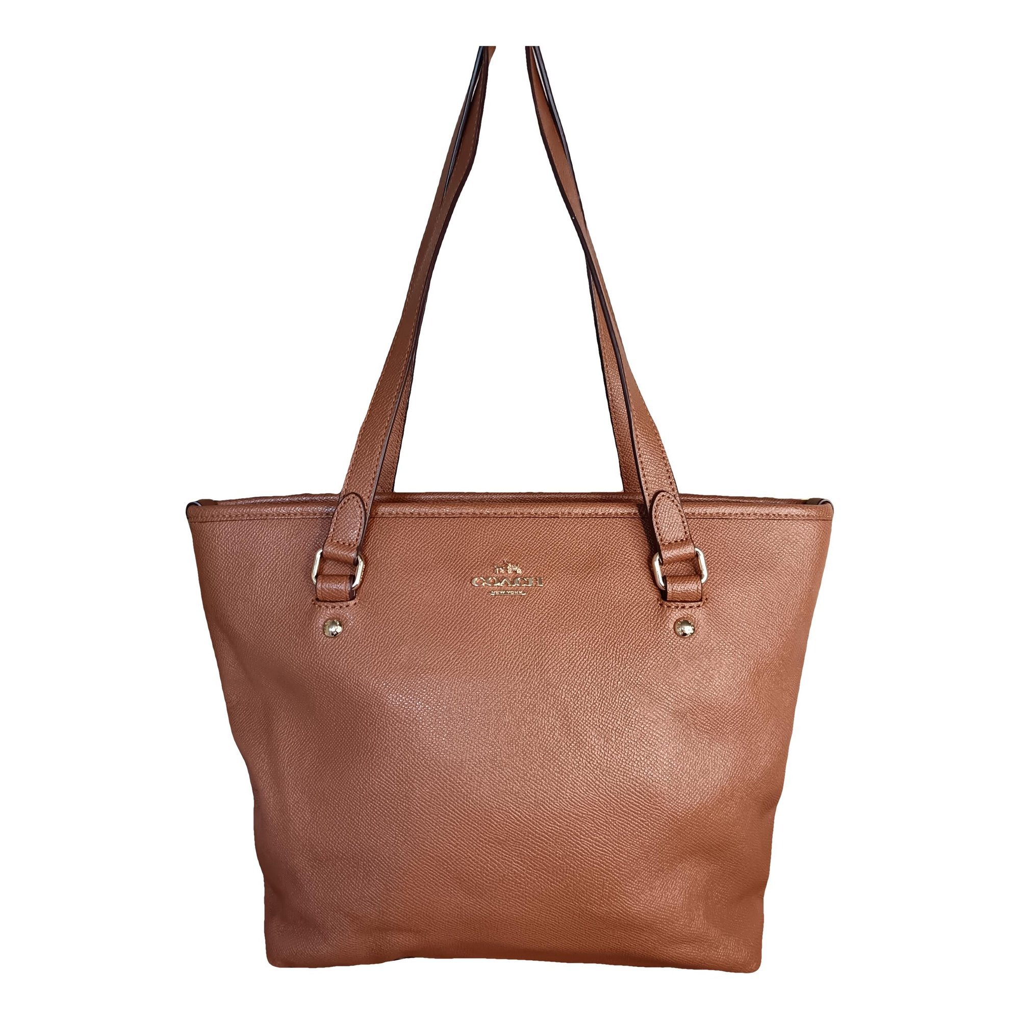 Leather tote