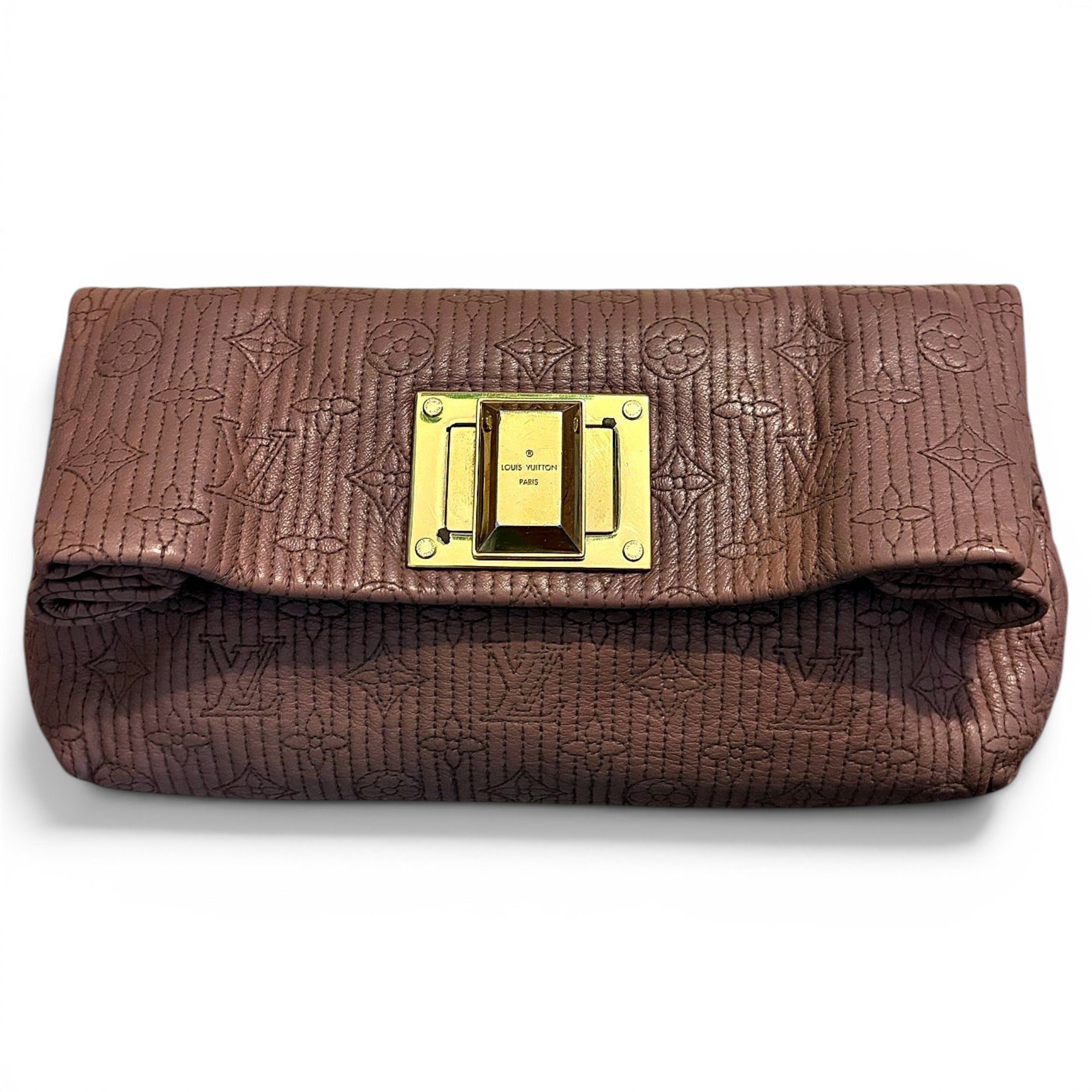 Altair leather clutch bag