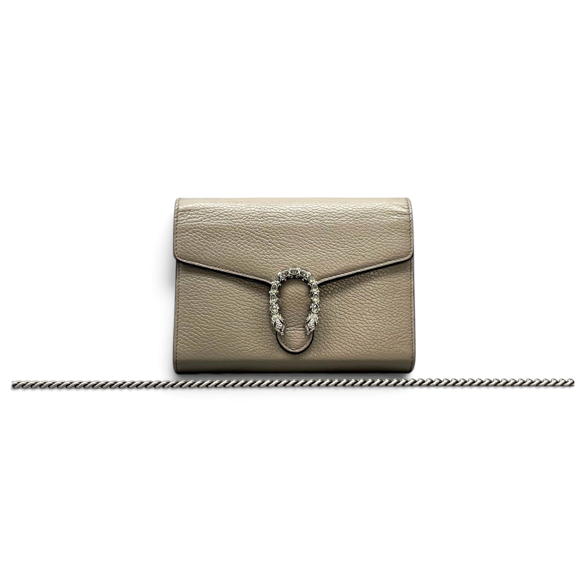 Dionysus Chain Wallet leather crossbody bag