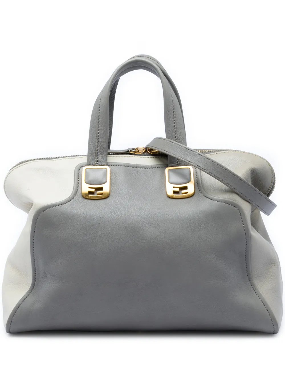 2010-2026 Large Leather Colorblock Chameleon satchel
