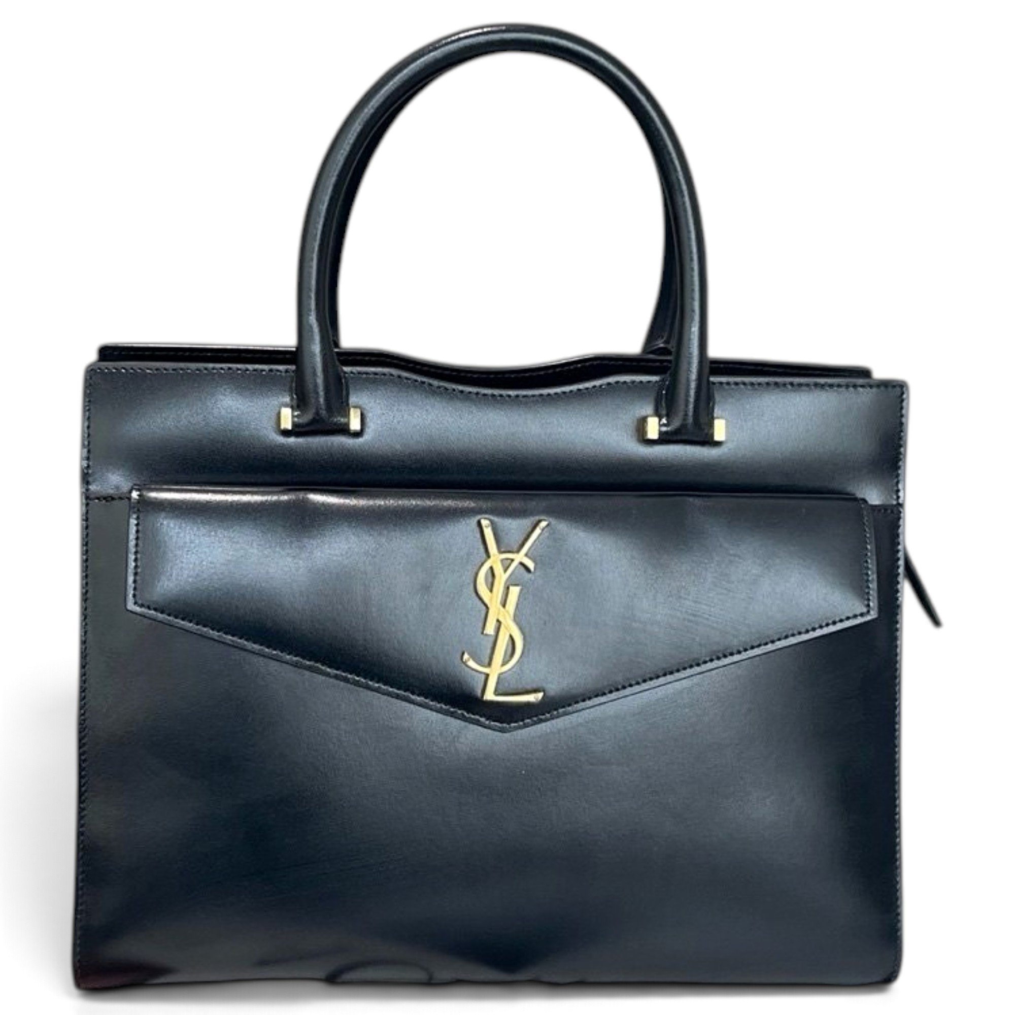 Uptown leather handbag