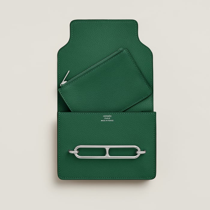 Vert Moyen Portefeuille Roulis Slim