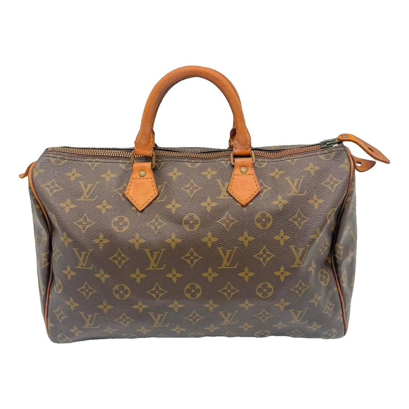 Speedy leather handbag