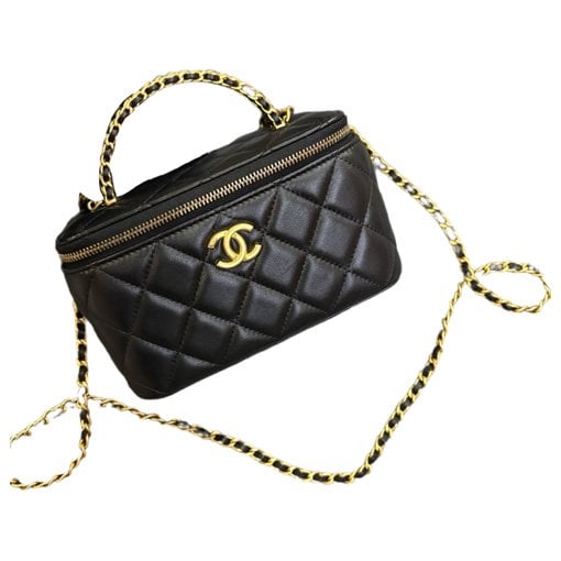 Trendy CC Vanity leather handbag