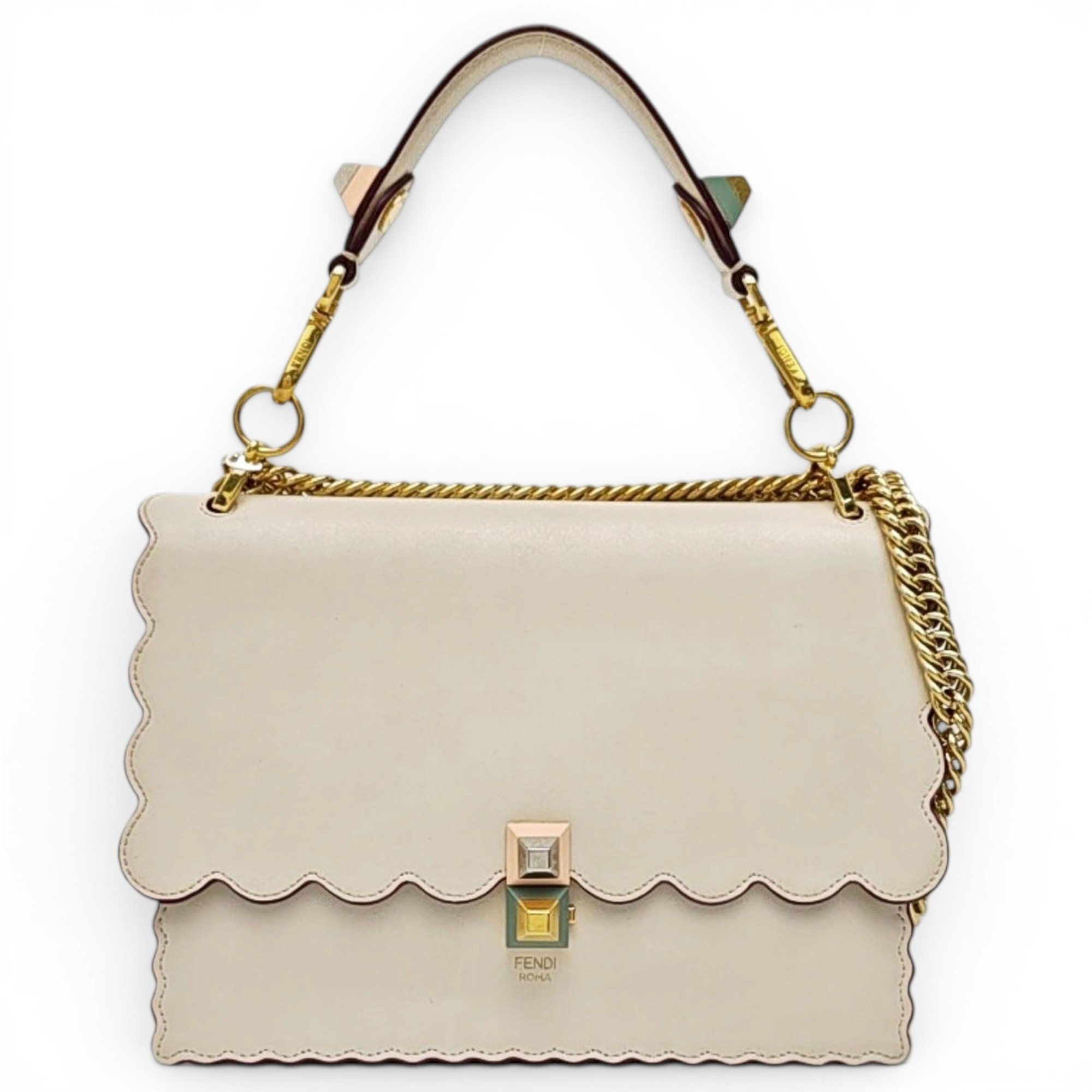 Fendi Kan I leather handbag