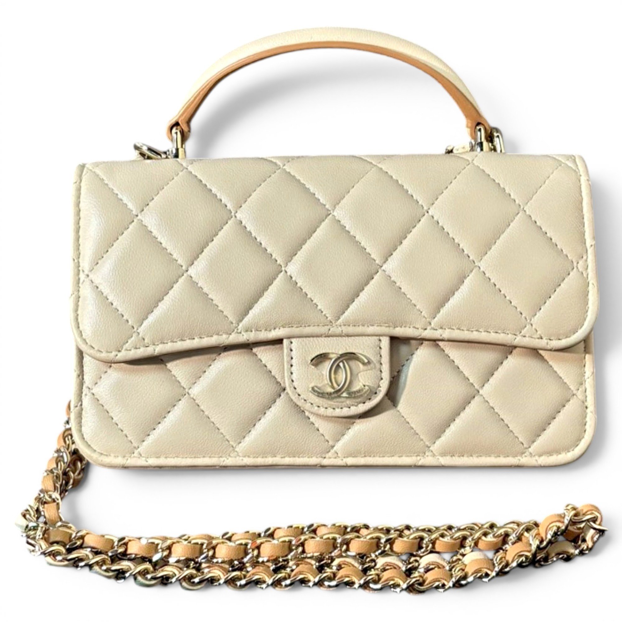Leather handbag