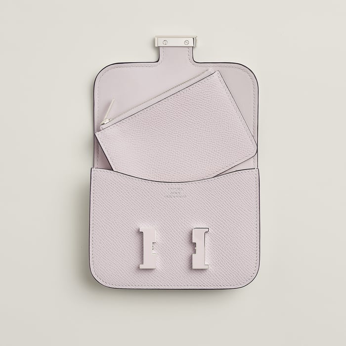 Mauve Pâle Constance Slim Wallet