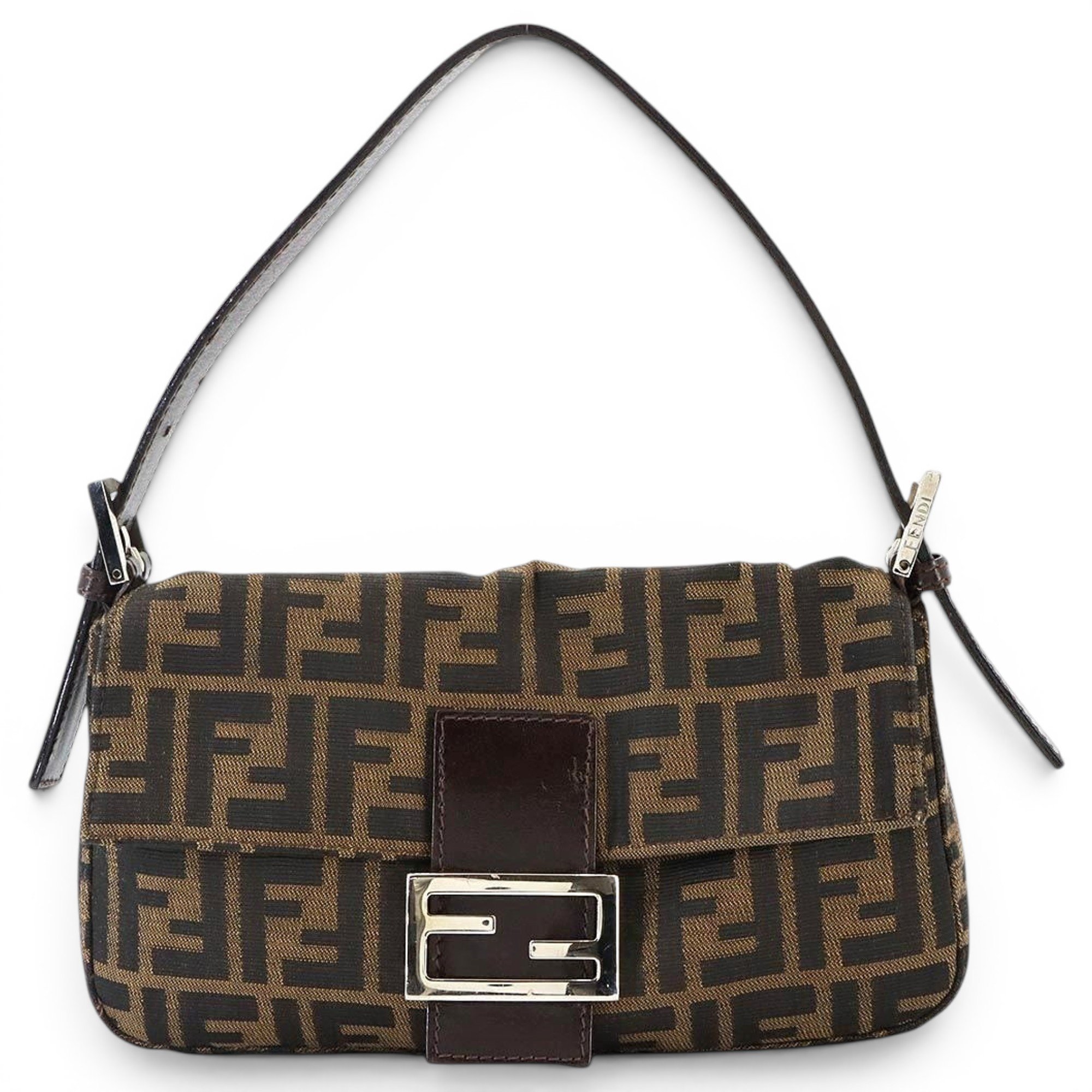Baguette leather handbag