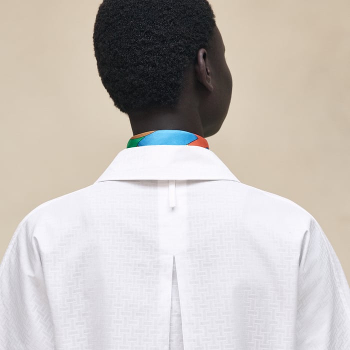 Blanc Quilted Blouse