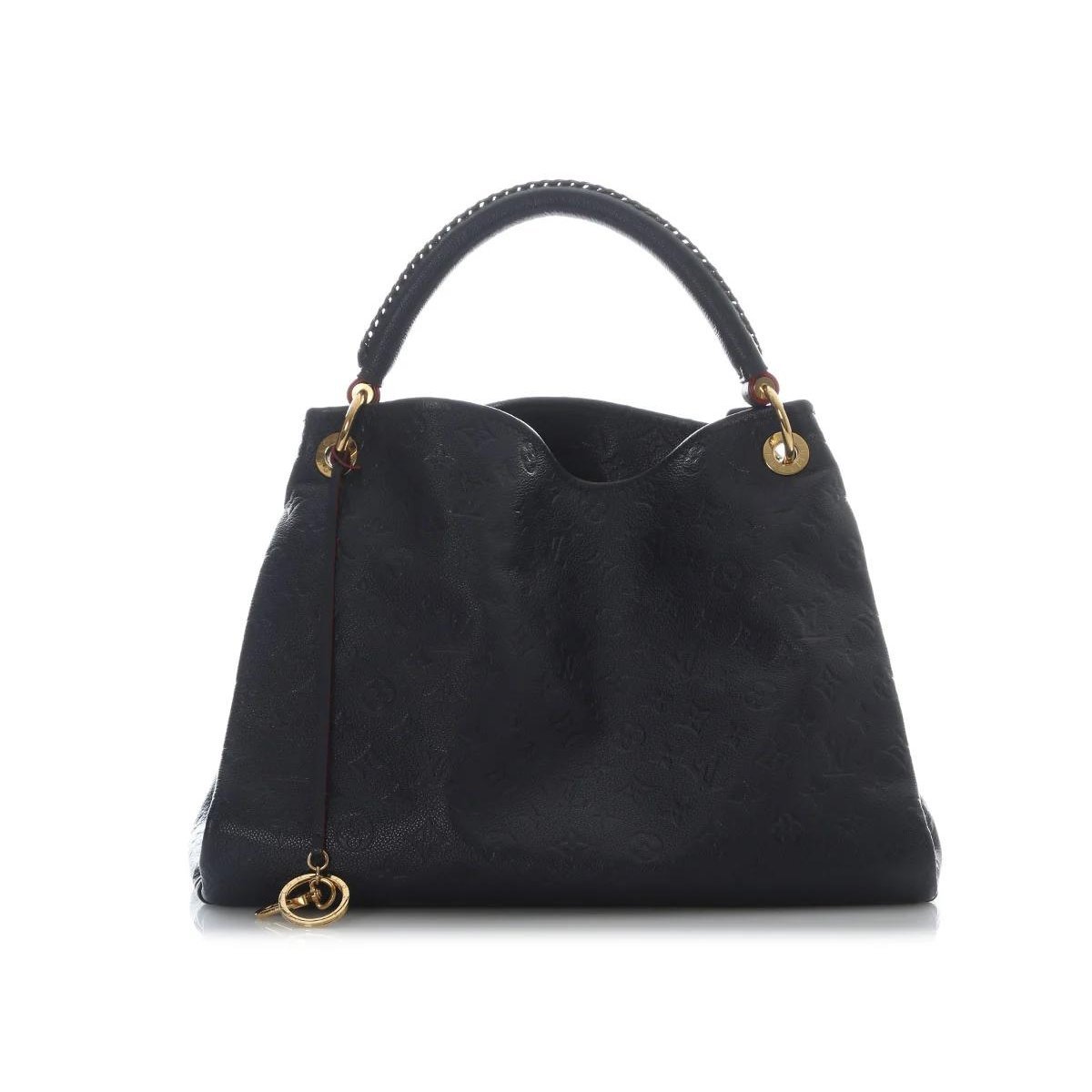 Artsy leather handbag