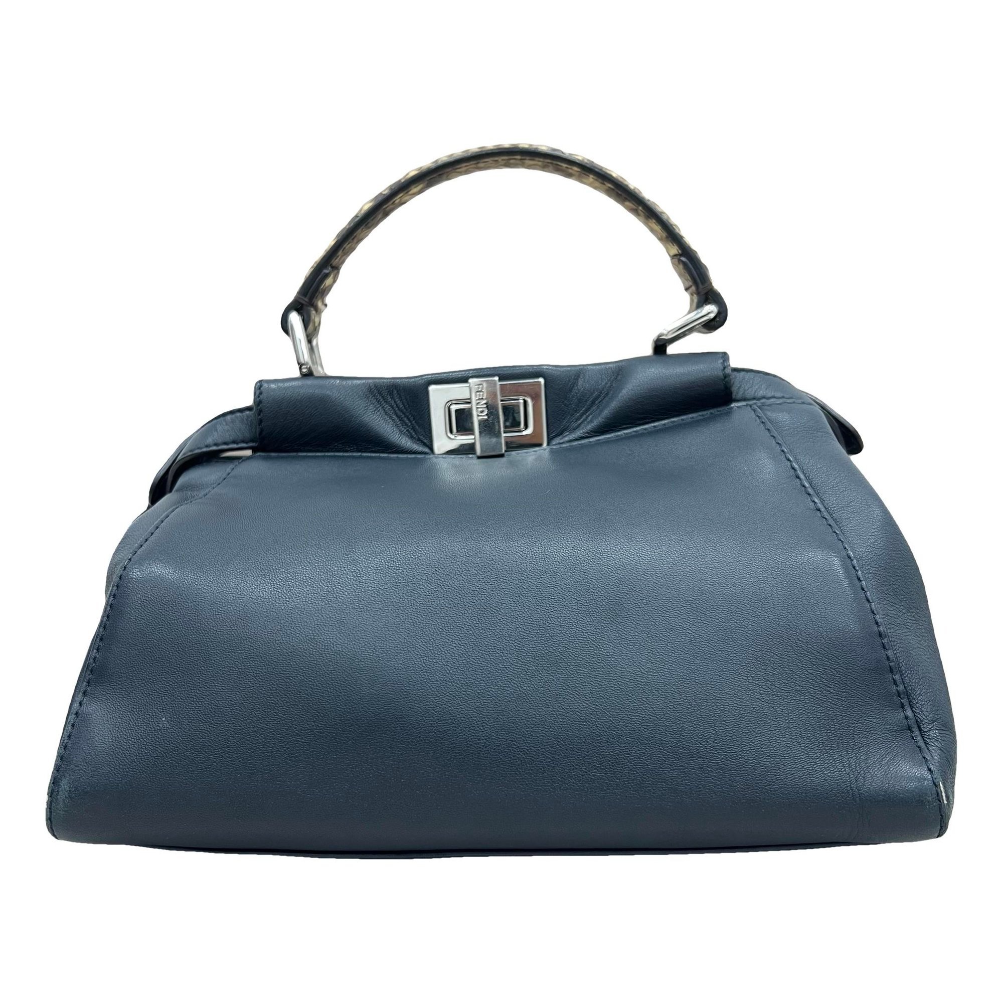 Peekaboo leather handbag