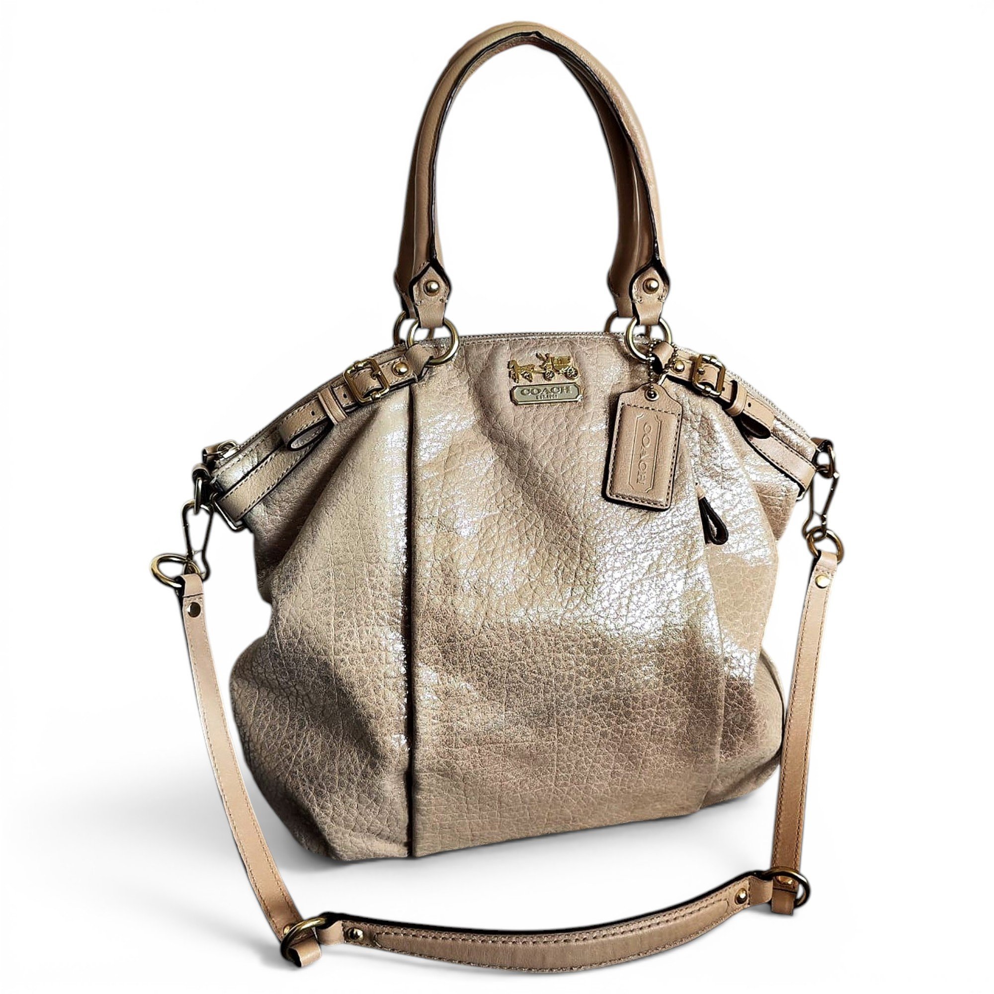 Madison leather tote