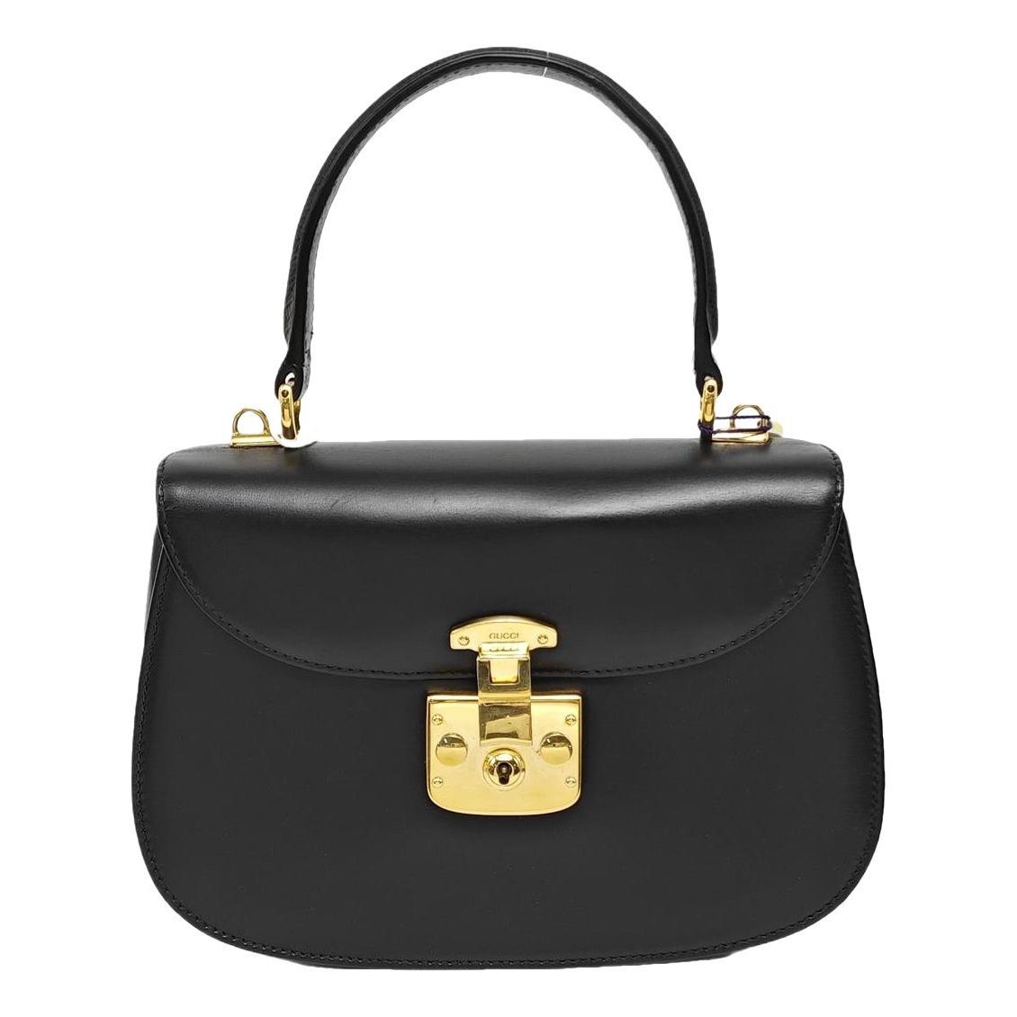 Lady Lock leather tote