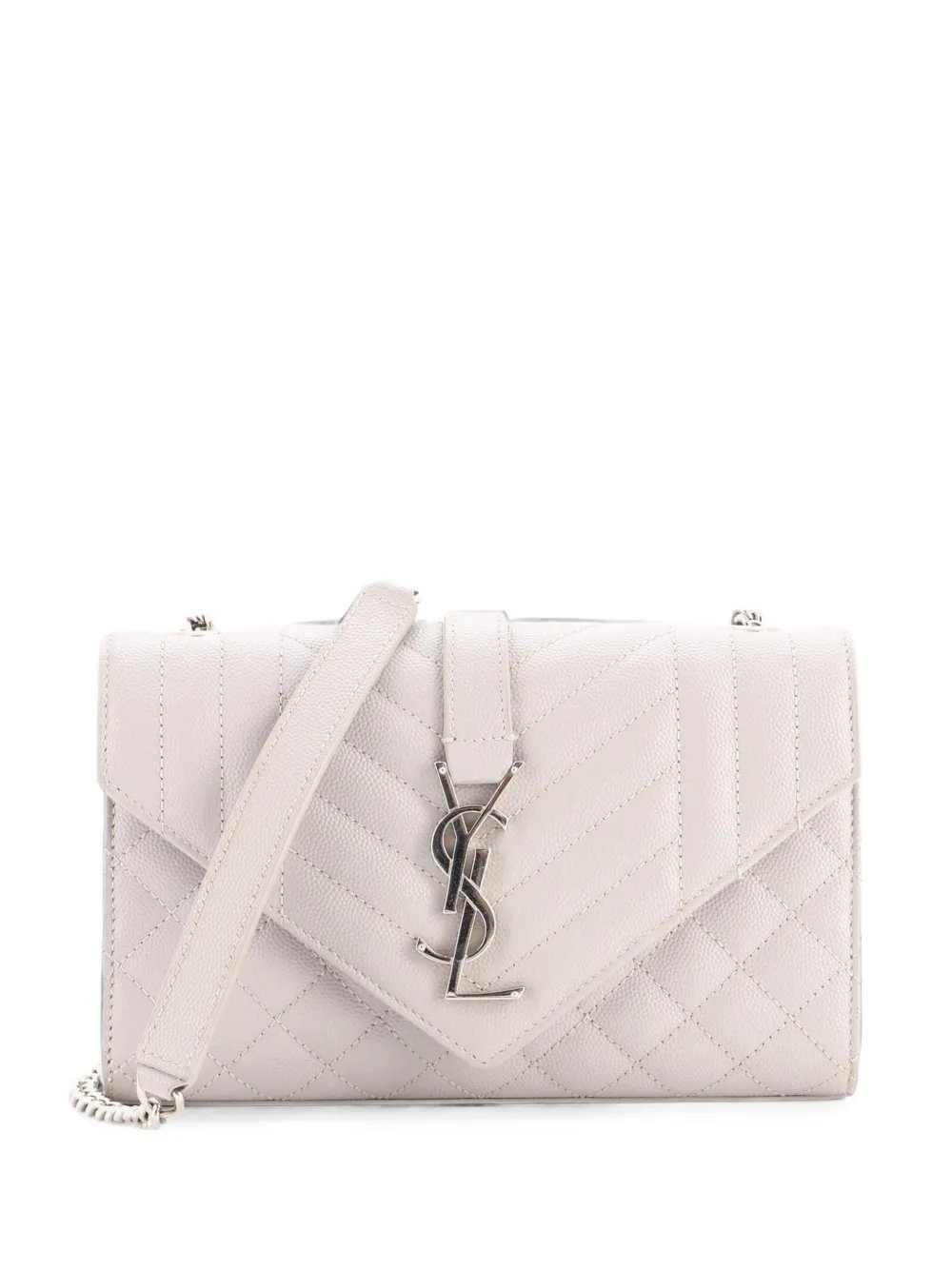 Classic Monogram Envelope Satchel Mixed Matelasse Leather Small crossbody bag