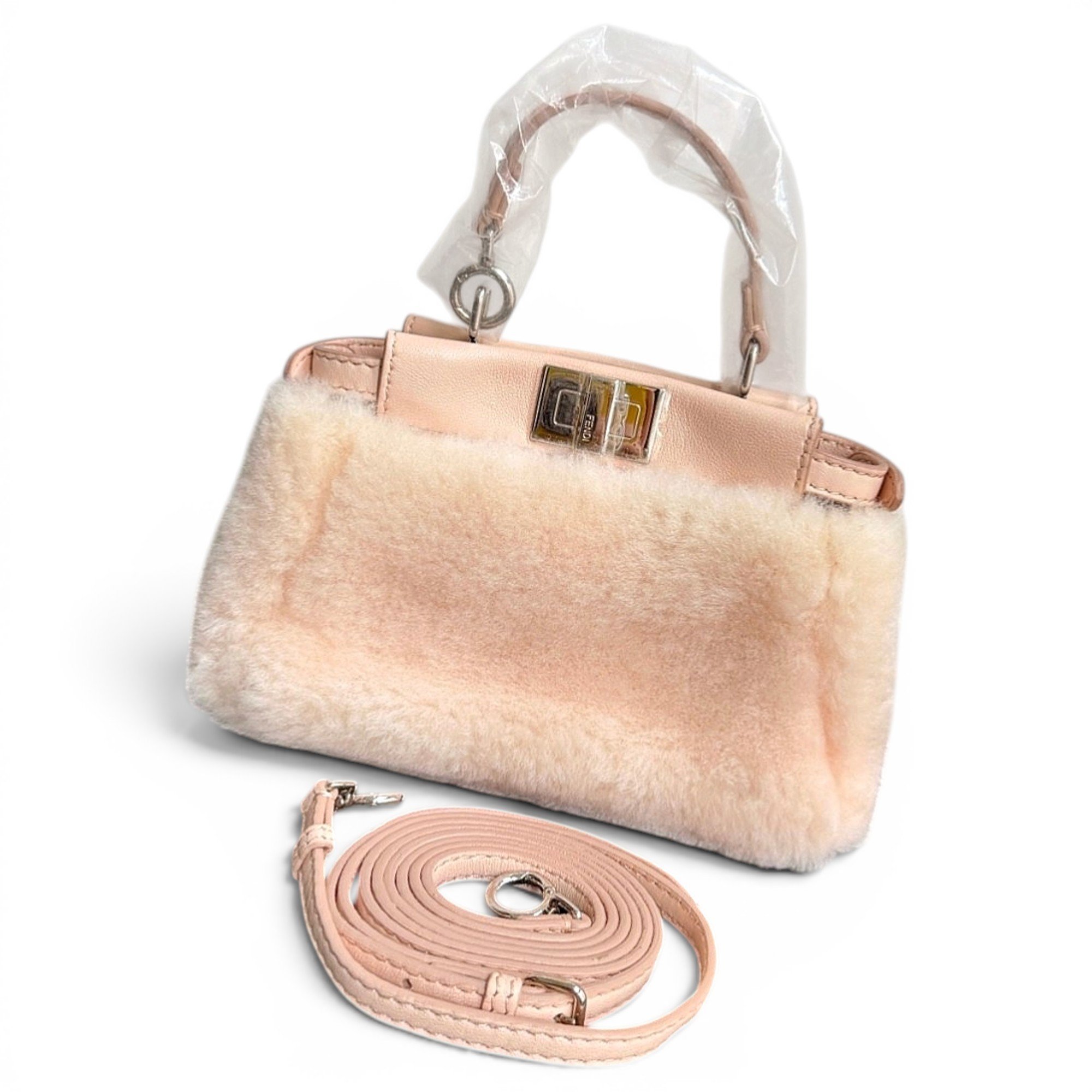 Peekaboo leather handbag