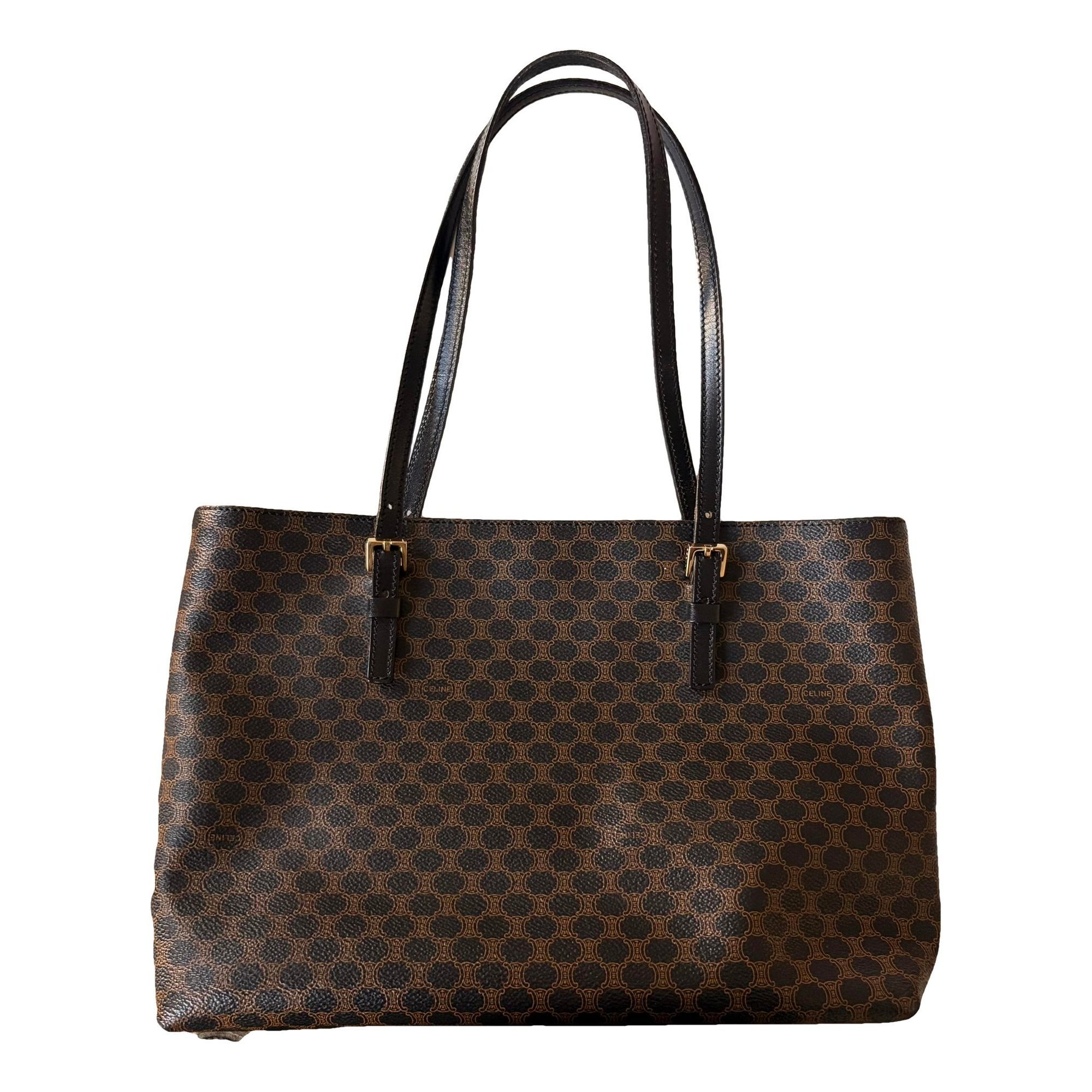 Cabas leather handbag