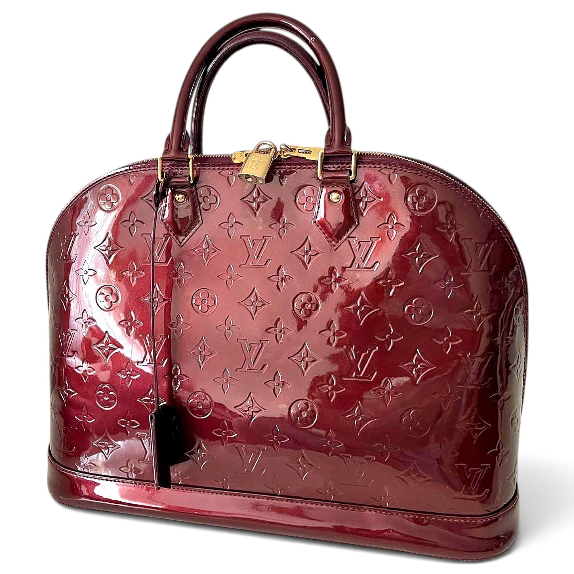 Alma patent leather handbag