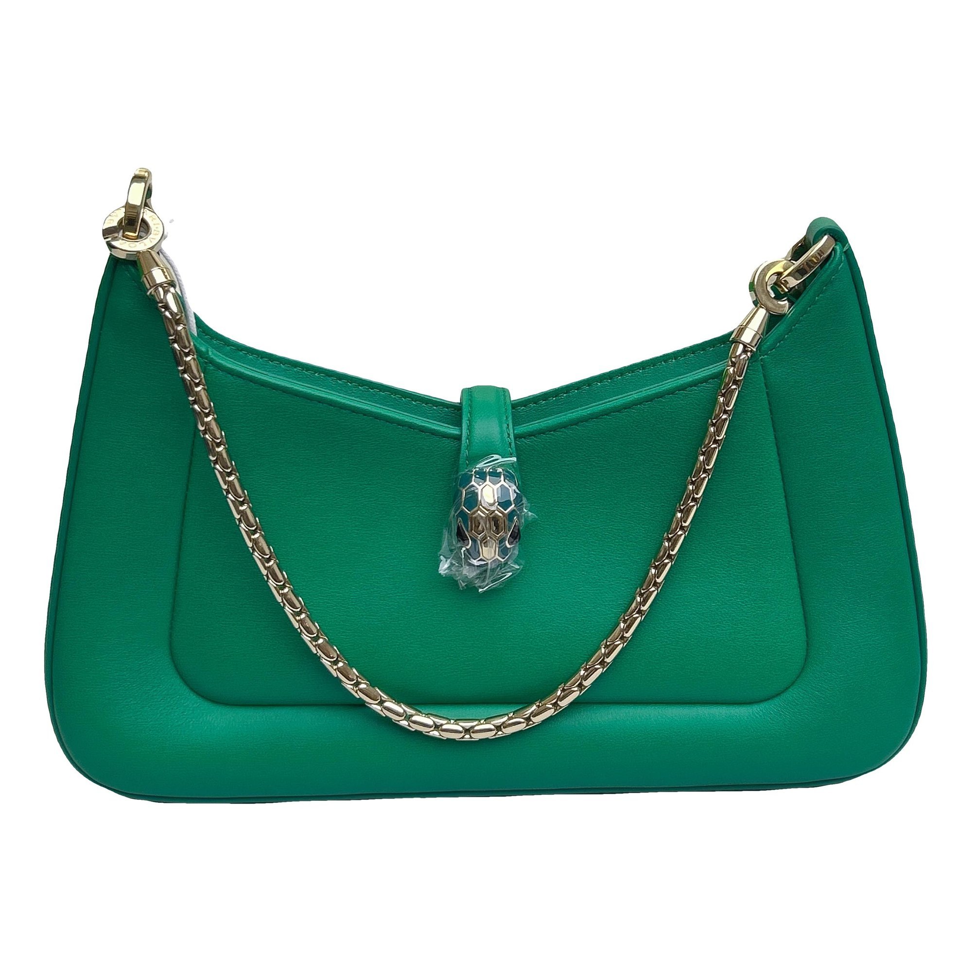Serpenti leather handbag