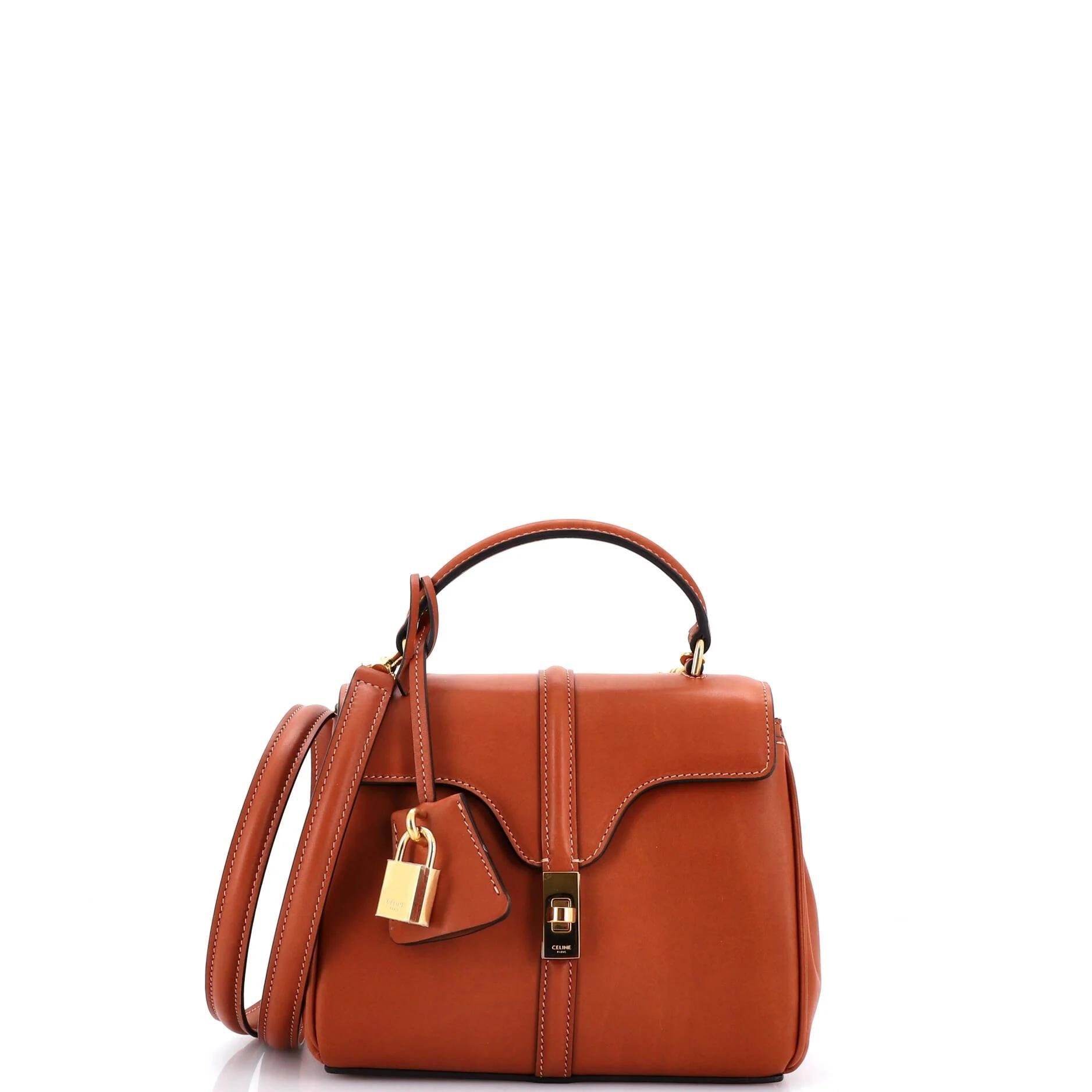 Leather handbag
