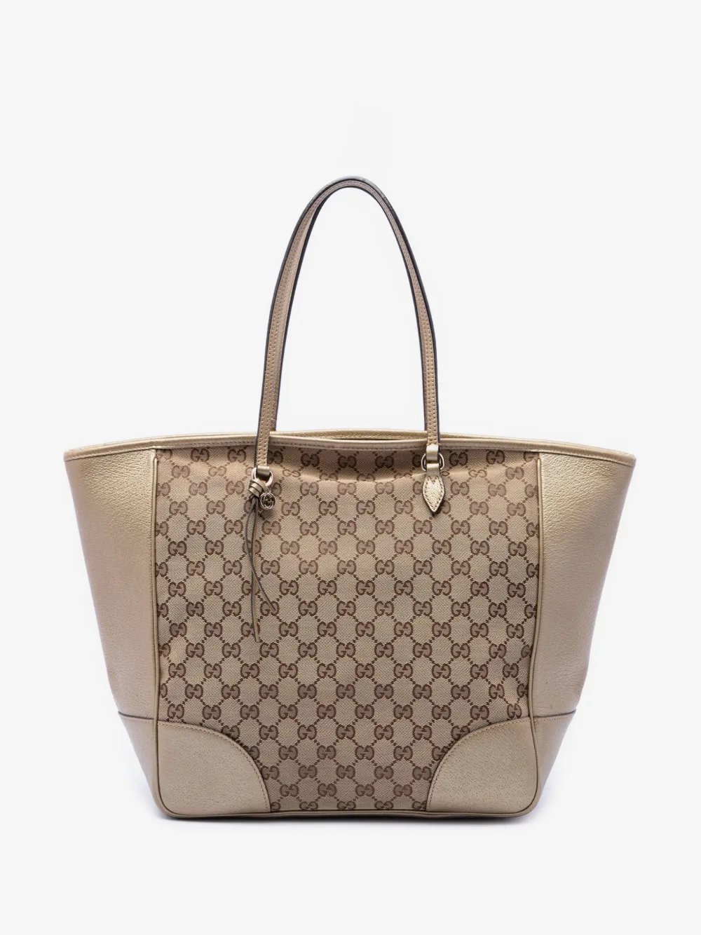2016-2026 GG Canvas and Metallic Calfskin Bree tote bag