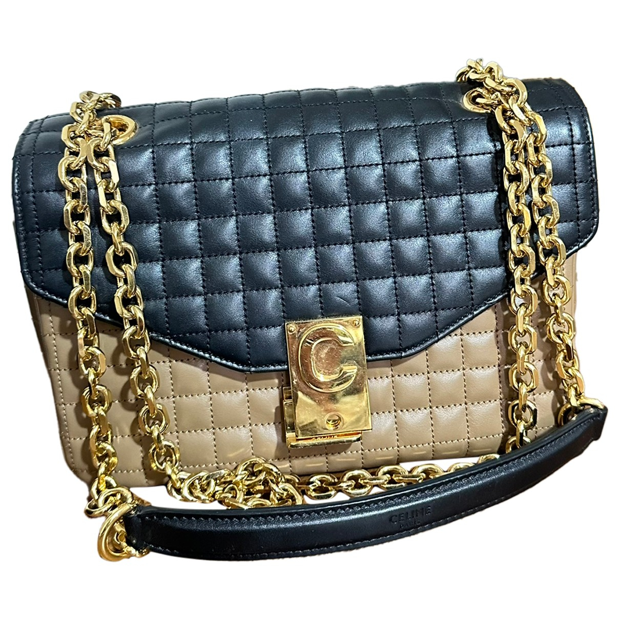 Classic leather crossbody bag