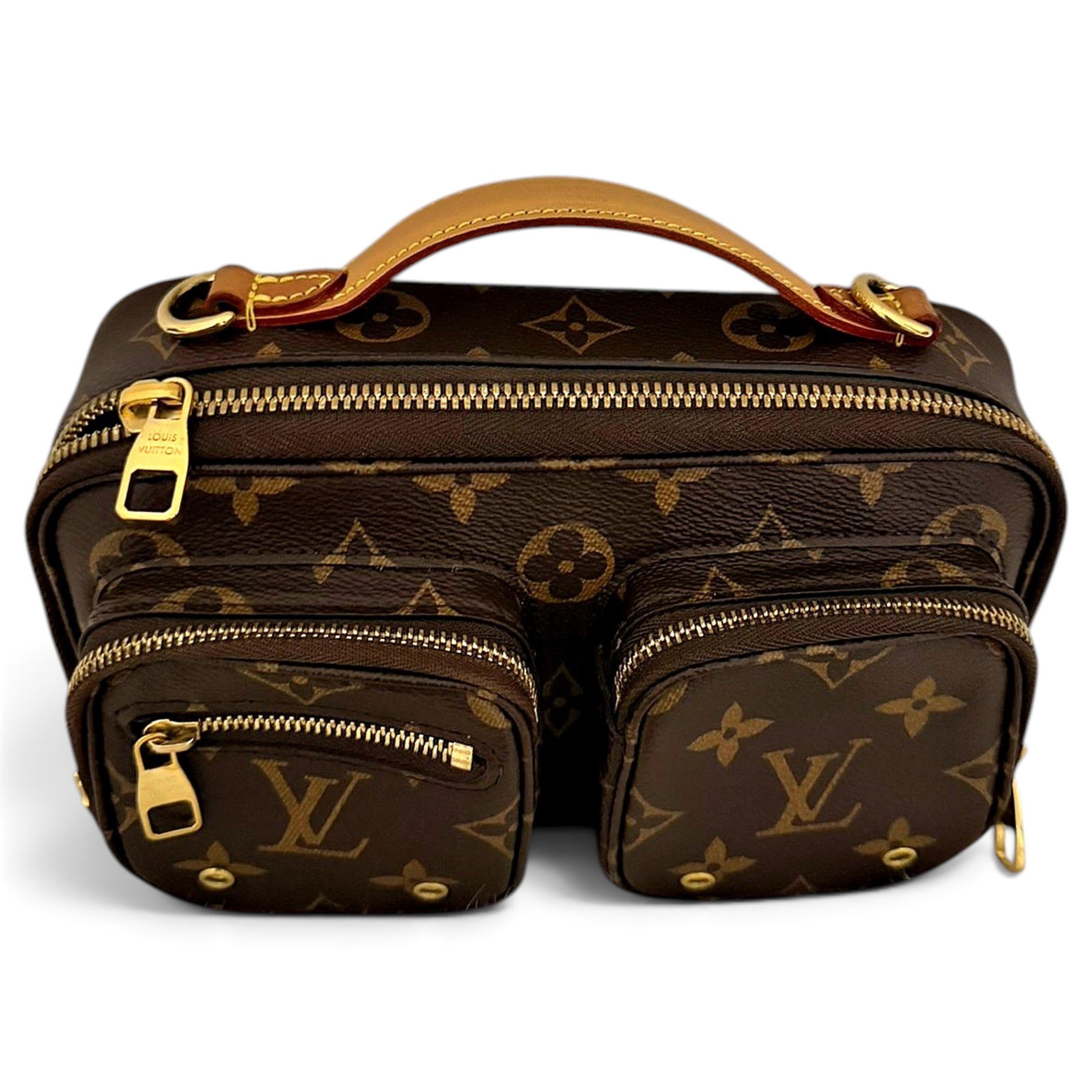 Croisé Utility leather crossbody bag
