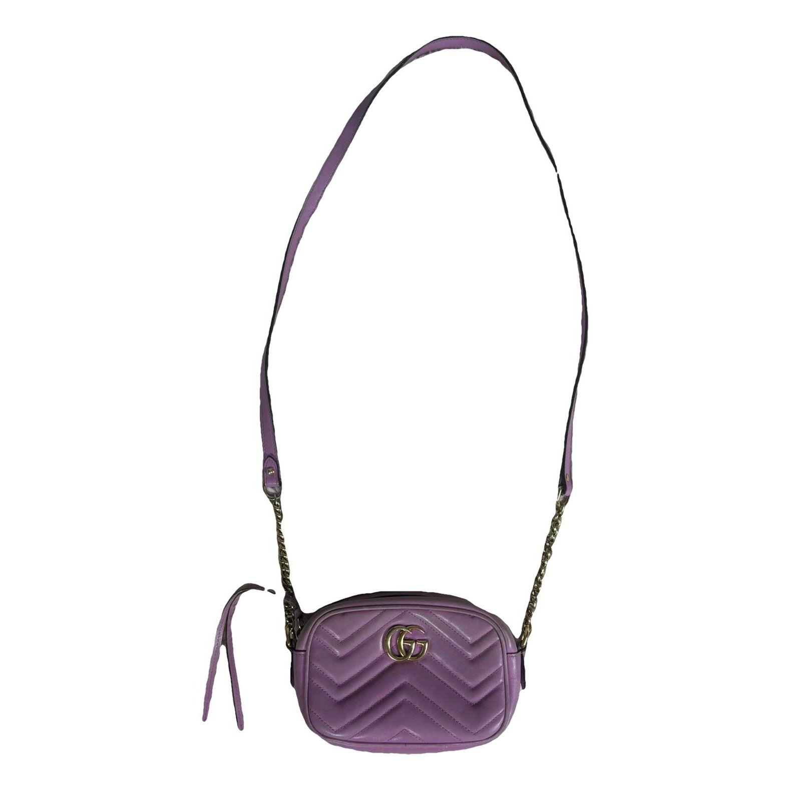GG Marmont Triple zip leather crossbody bag
