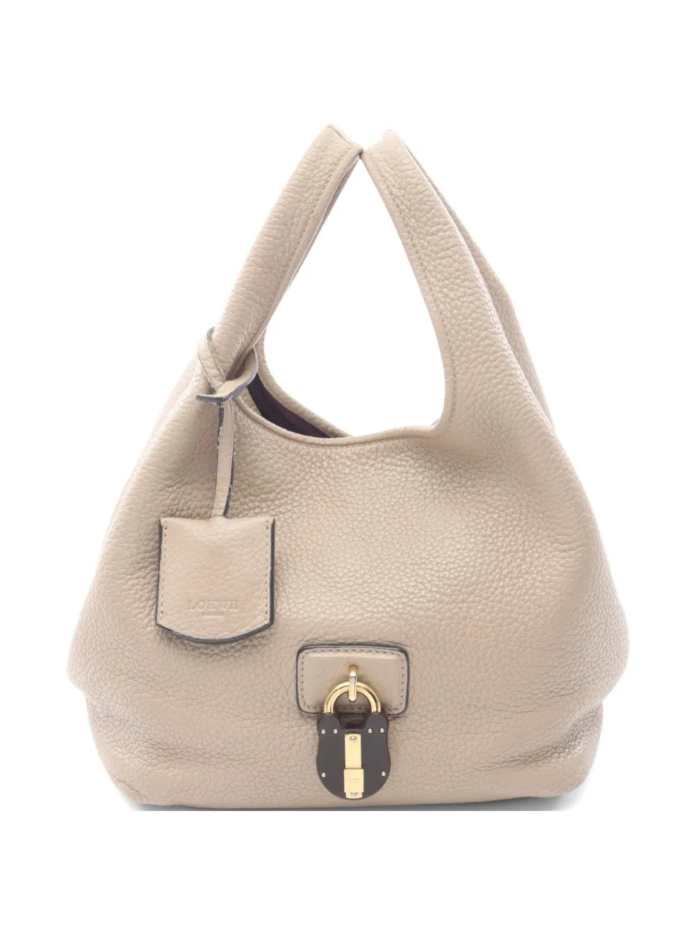 2000s Callier padlock handbag