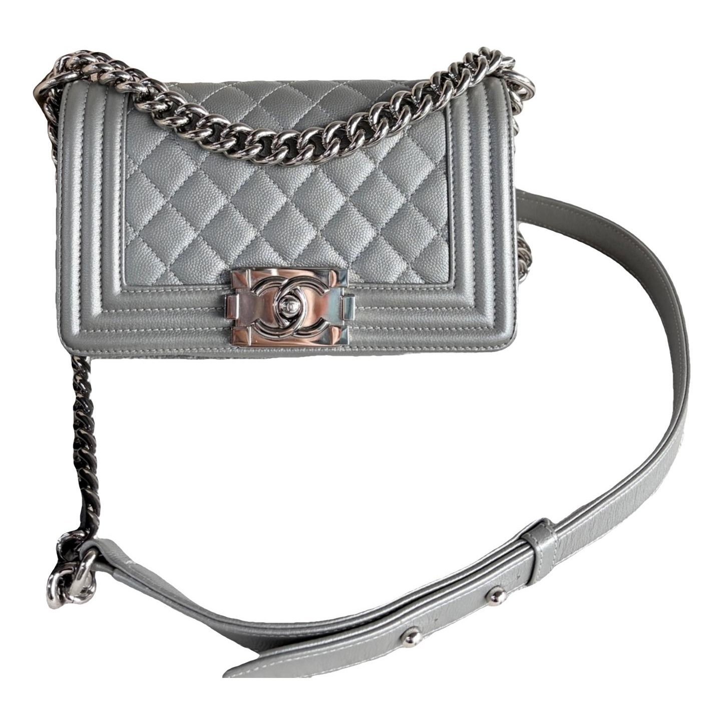 Boy leather crossbody bag