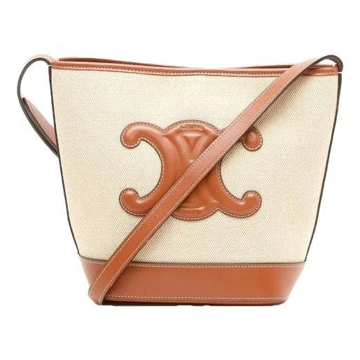 Triomphe leather handbag