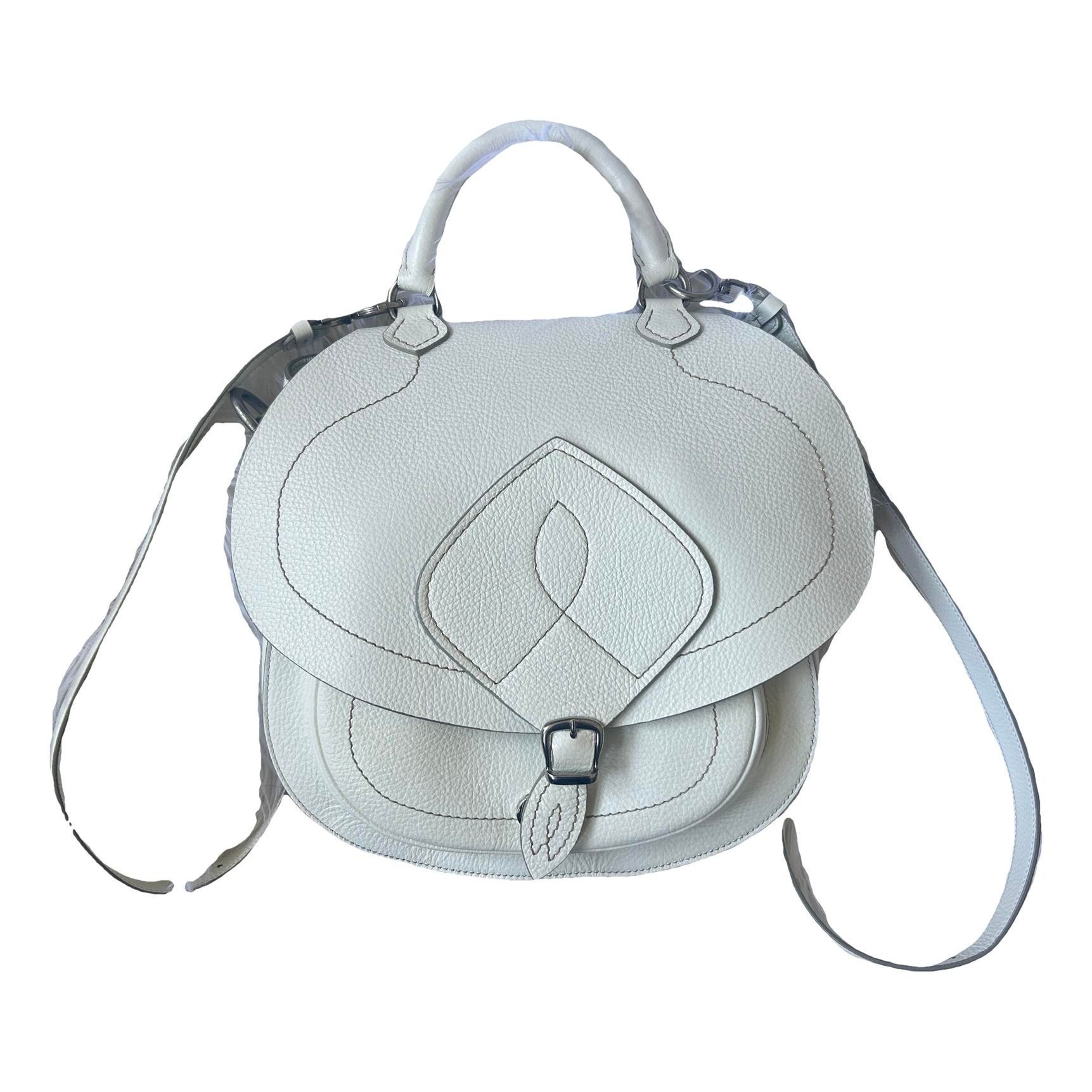 Leather backpack