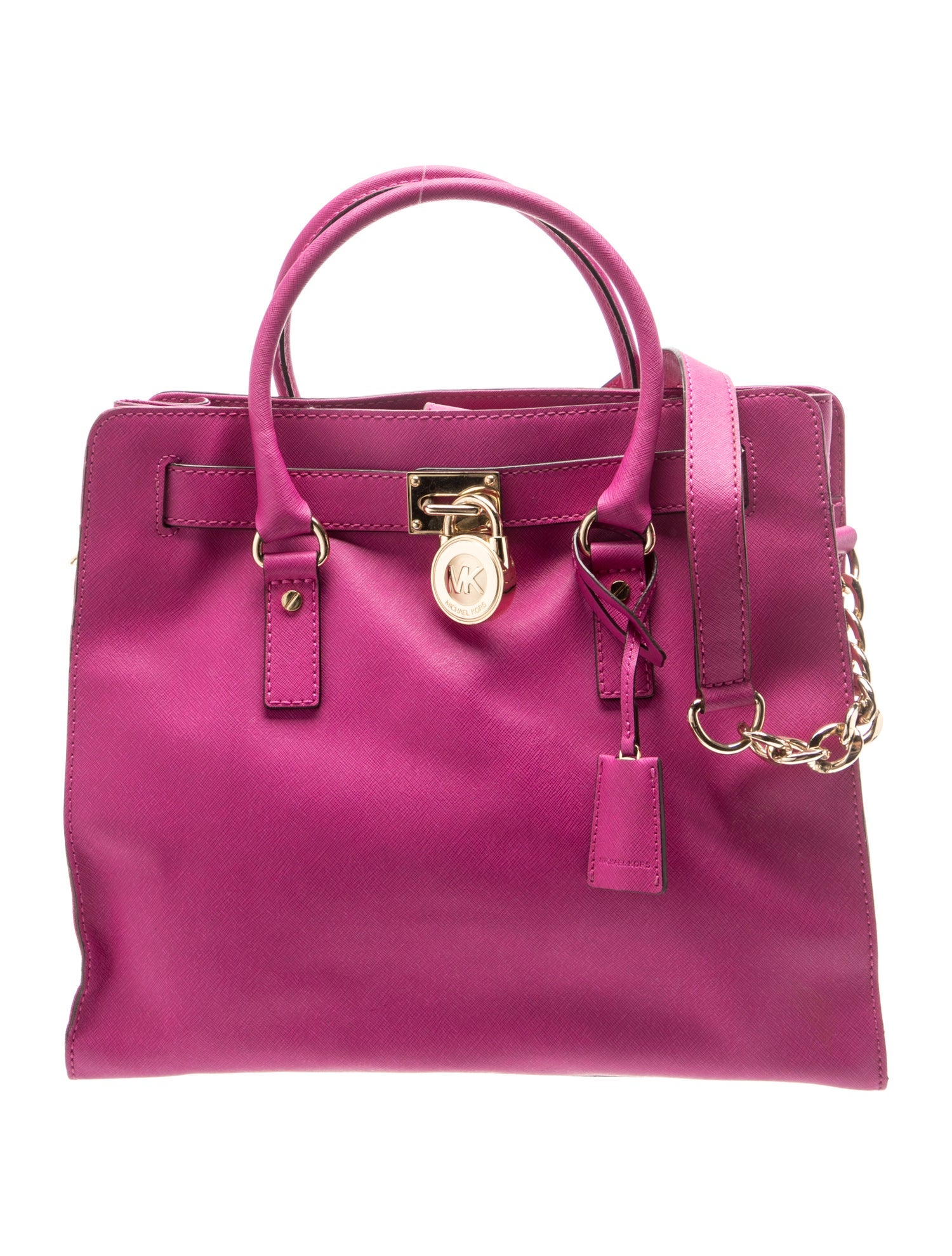 Saffiano Leather Top Handle Bag