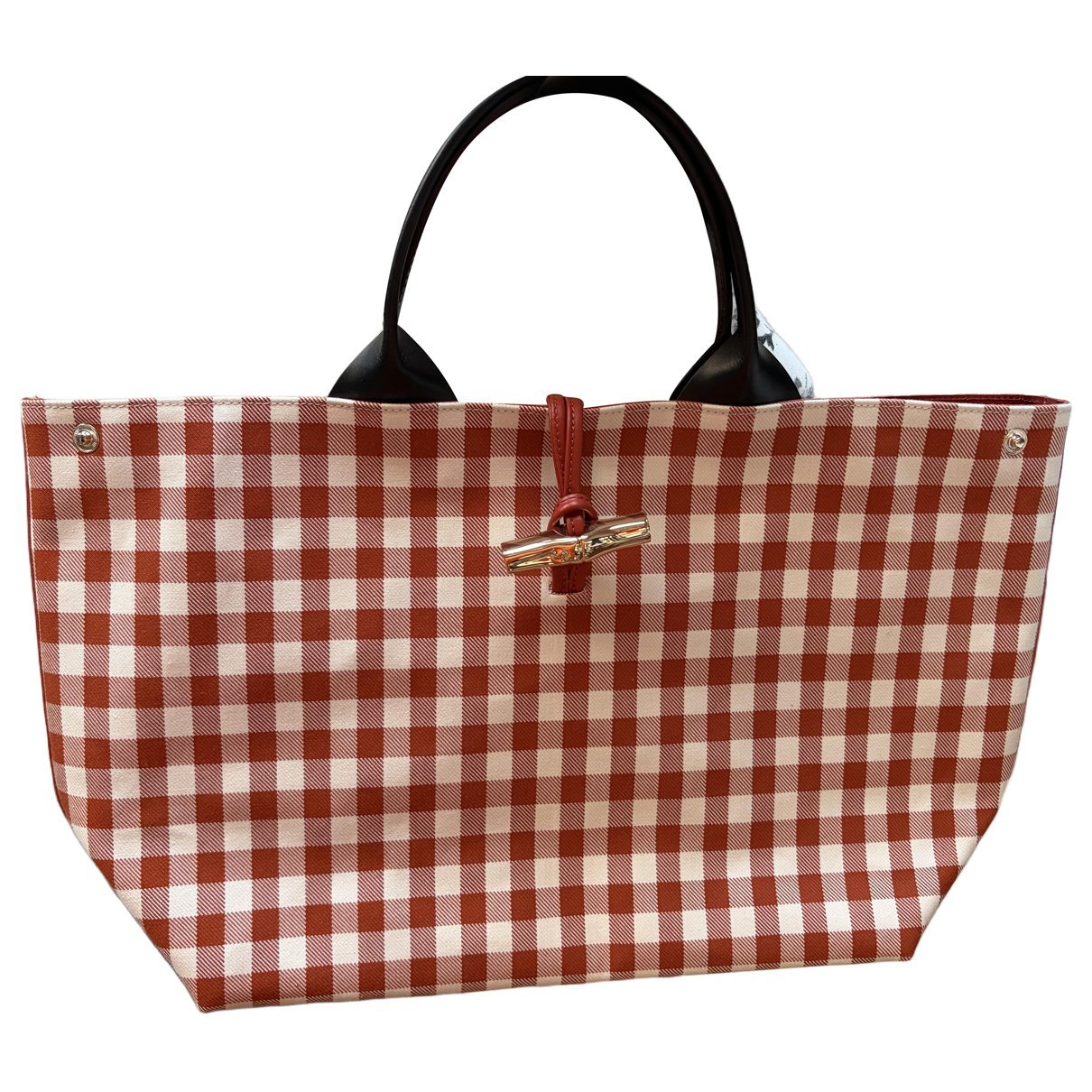 Longchamp Roseau cloth tote