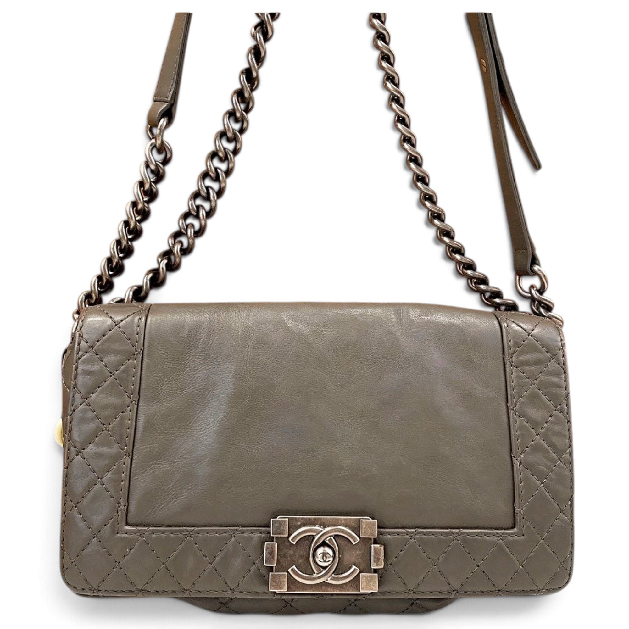 Boy leather crossbody bag