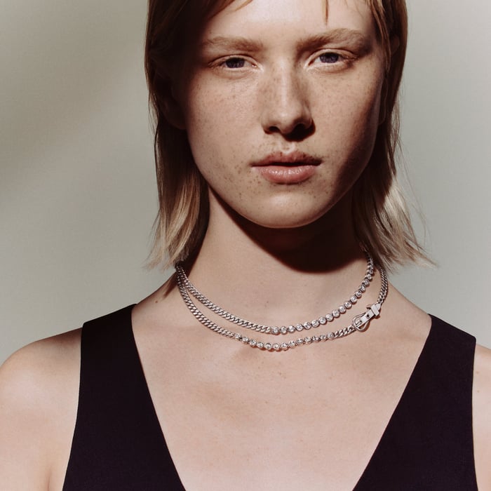 Sans Coloris Boucle Sellier "On the Rocks" Long Necklace