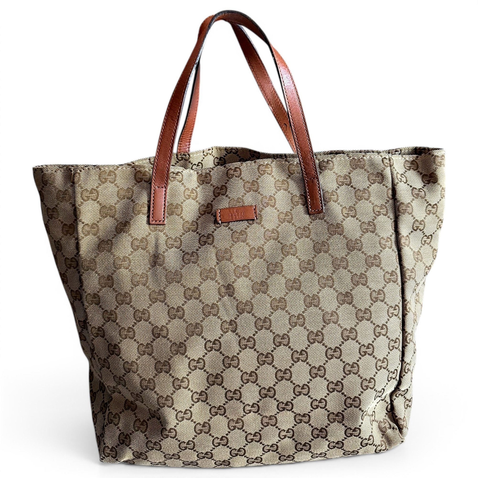 Leather tote