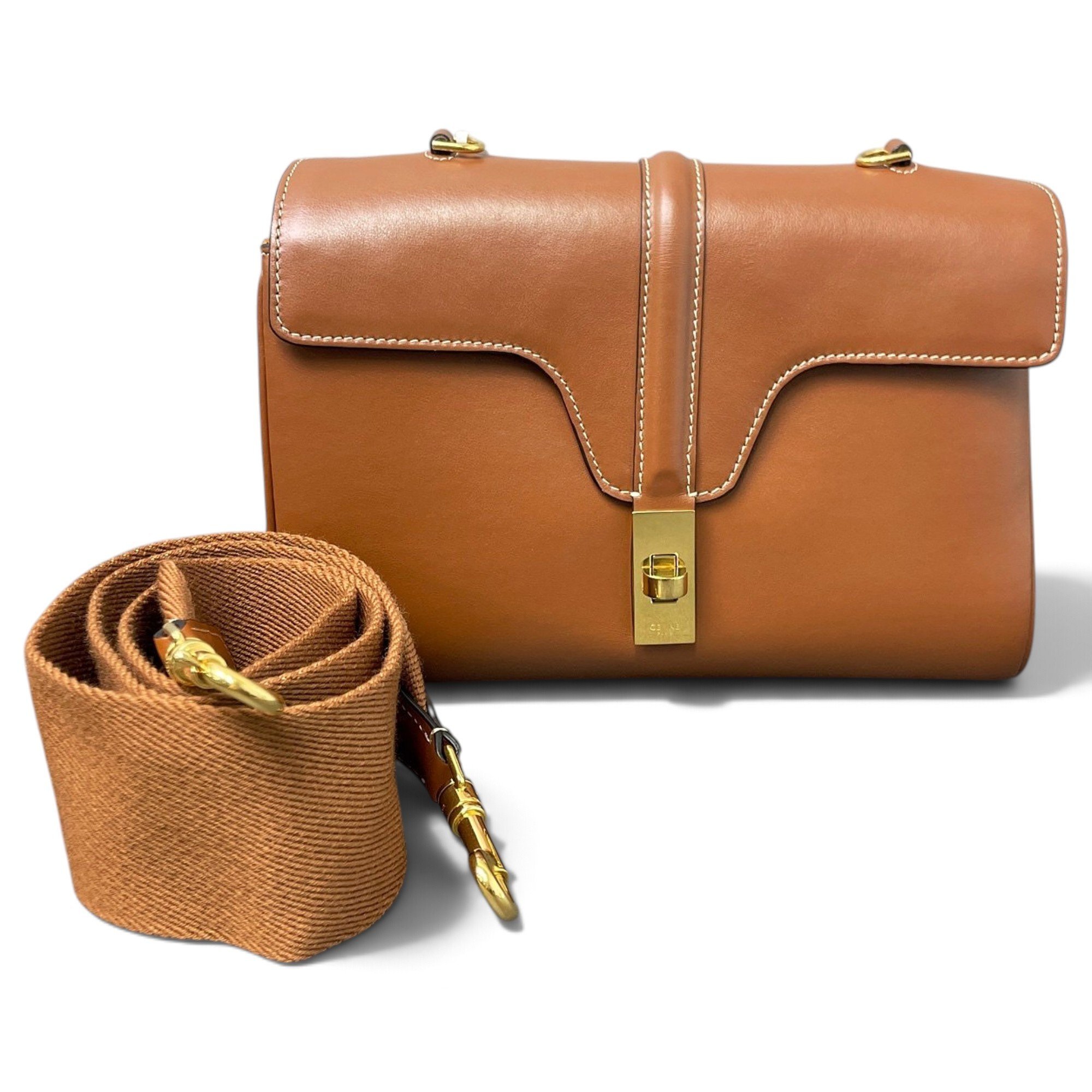Sac 16 leather handbag