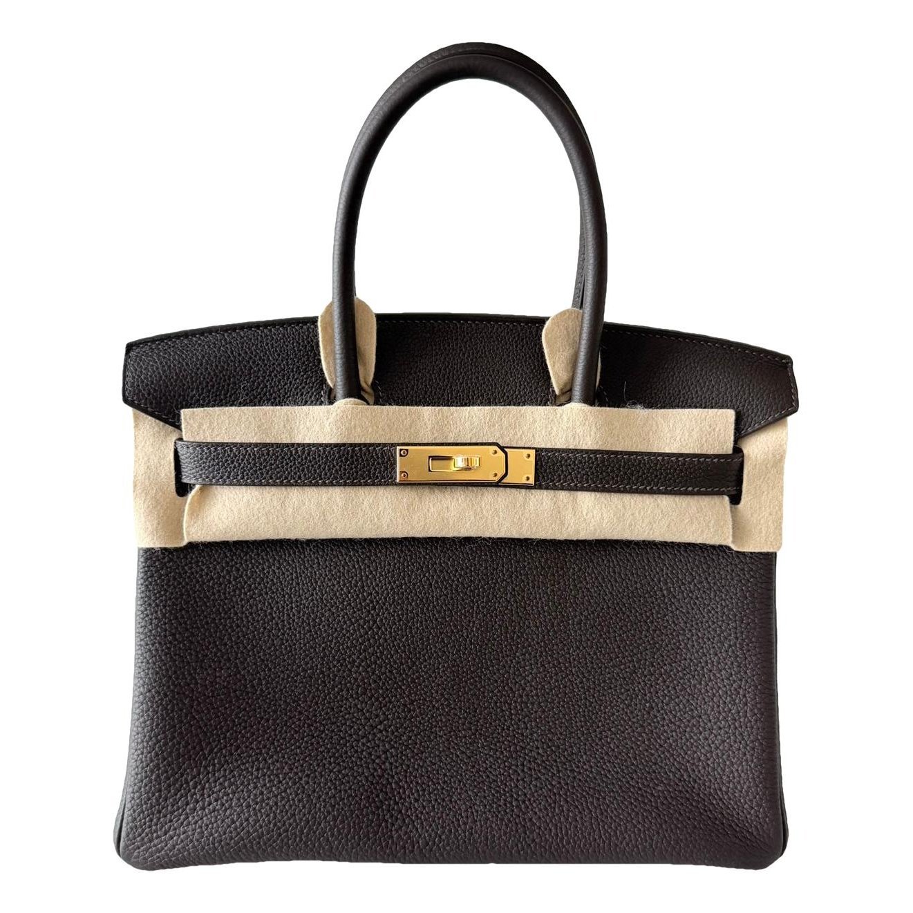 Birkin 30 leather handbag