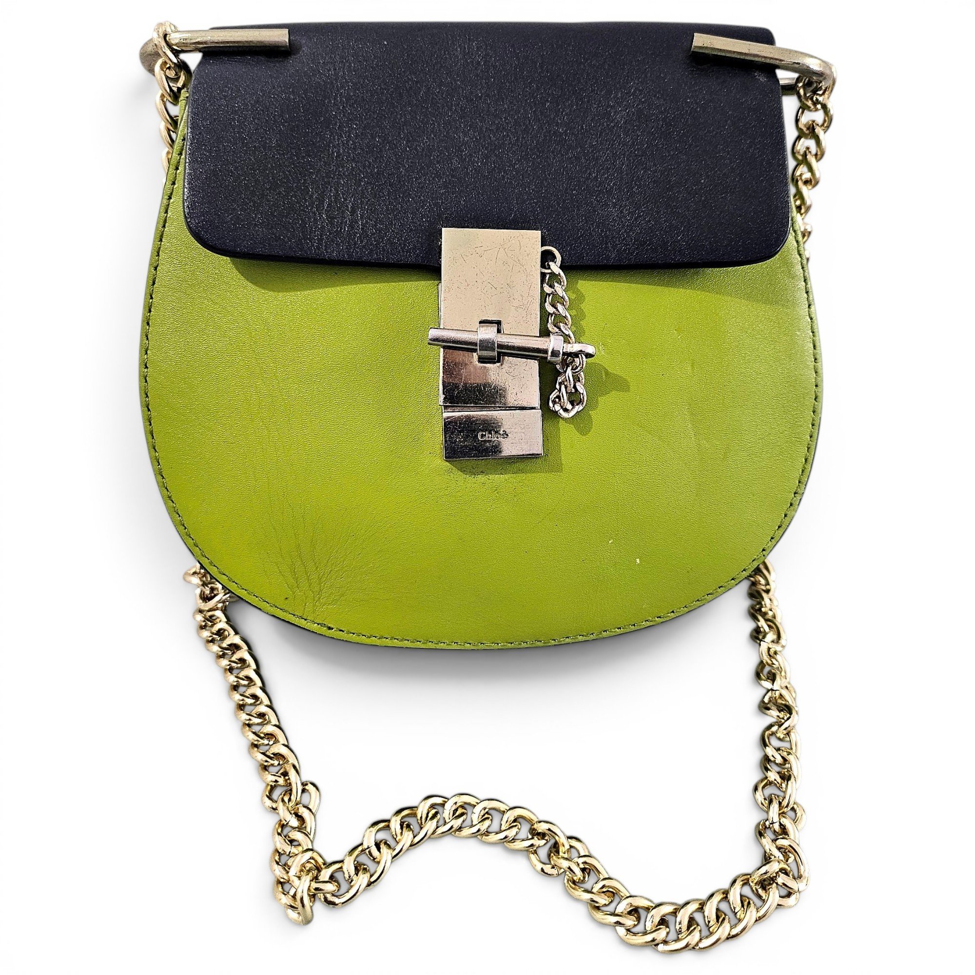 Drew leather crossbody bag