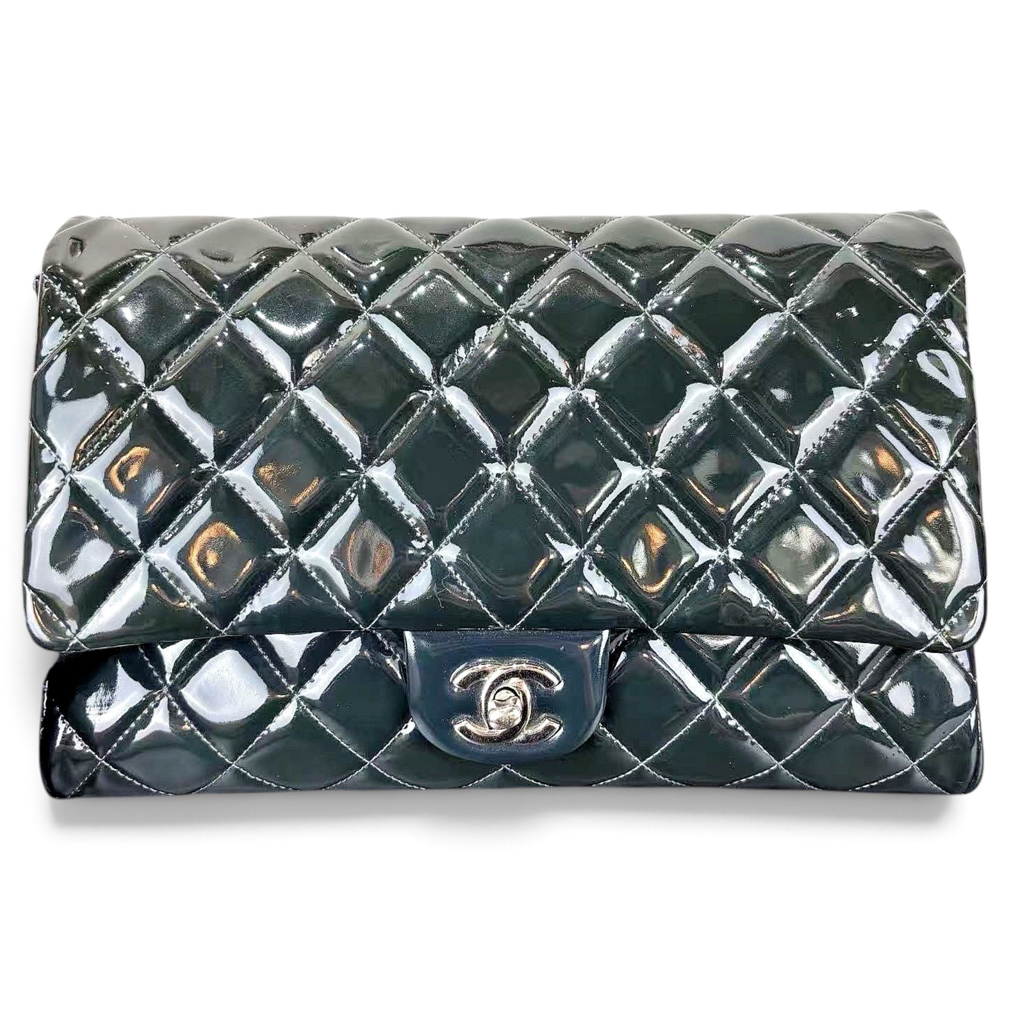 Timeless/Classique patent leather handbag