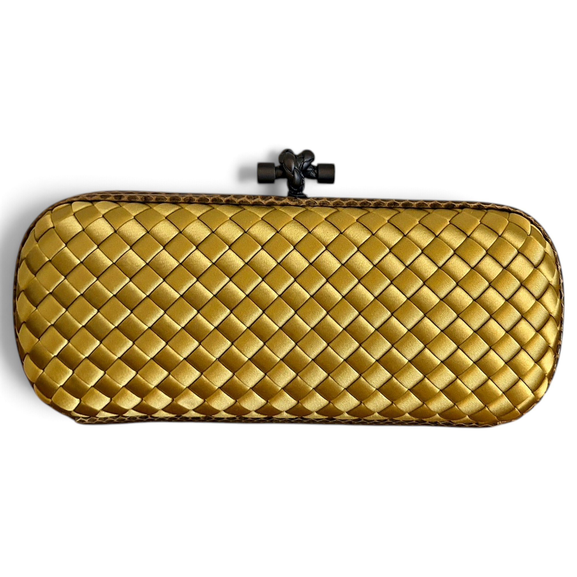 Bottega Veneta Pochette Knot silk clutch bag