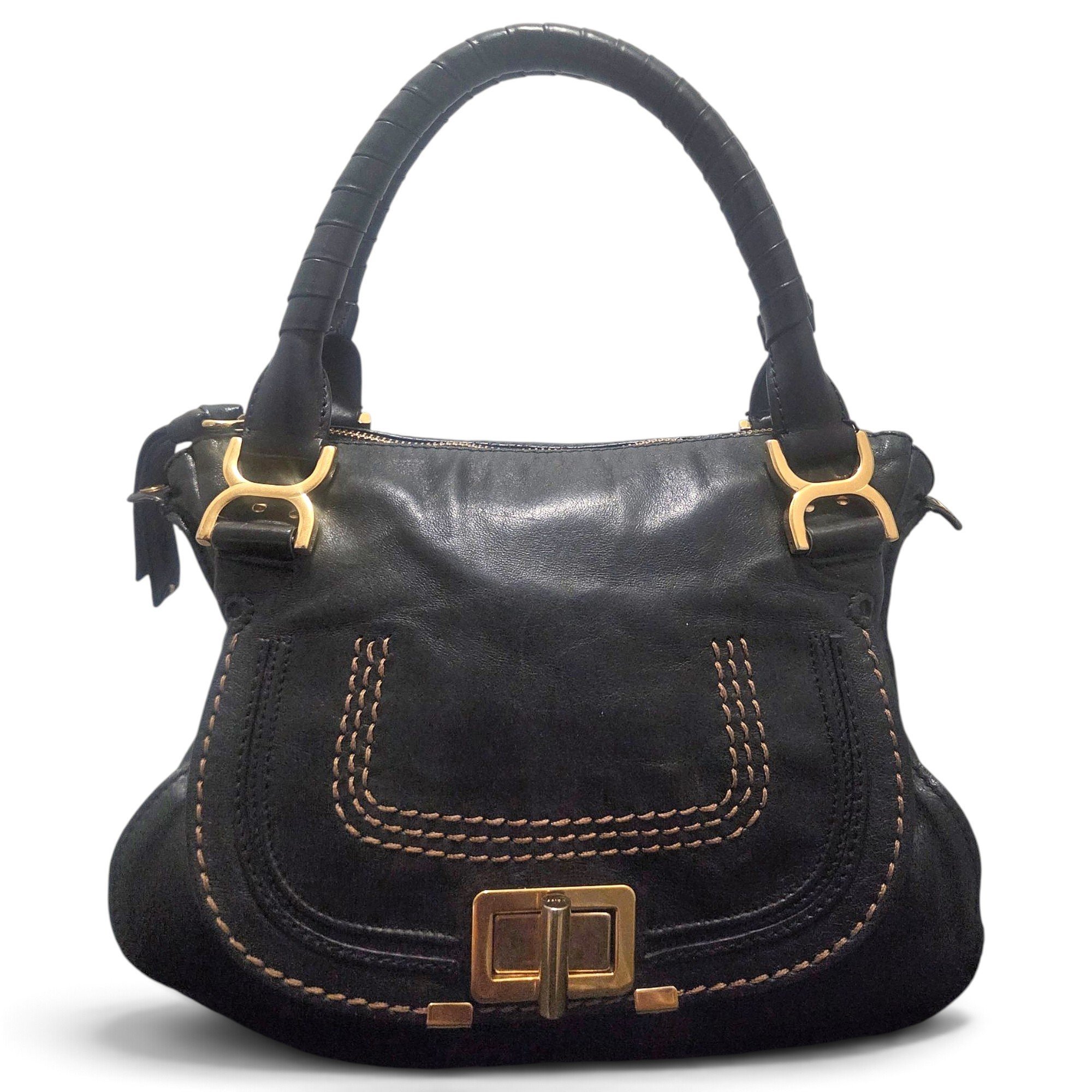 Marcie leather handbag